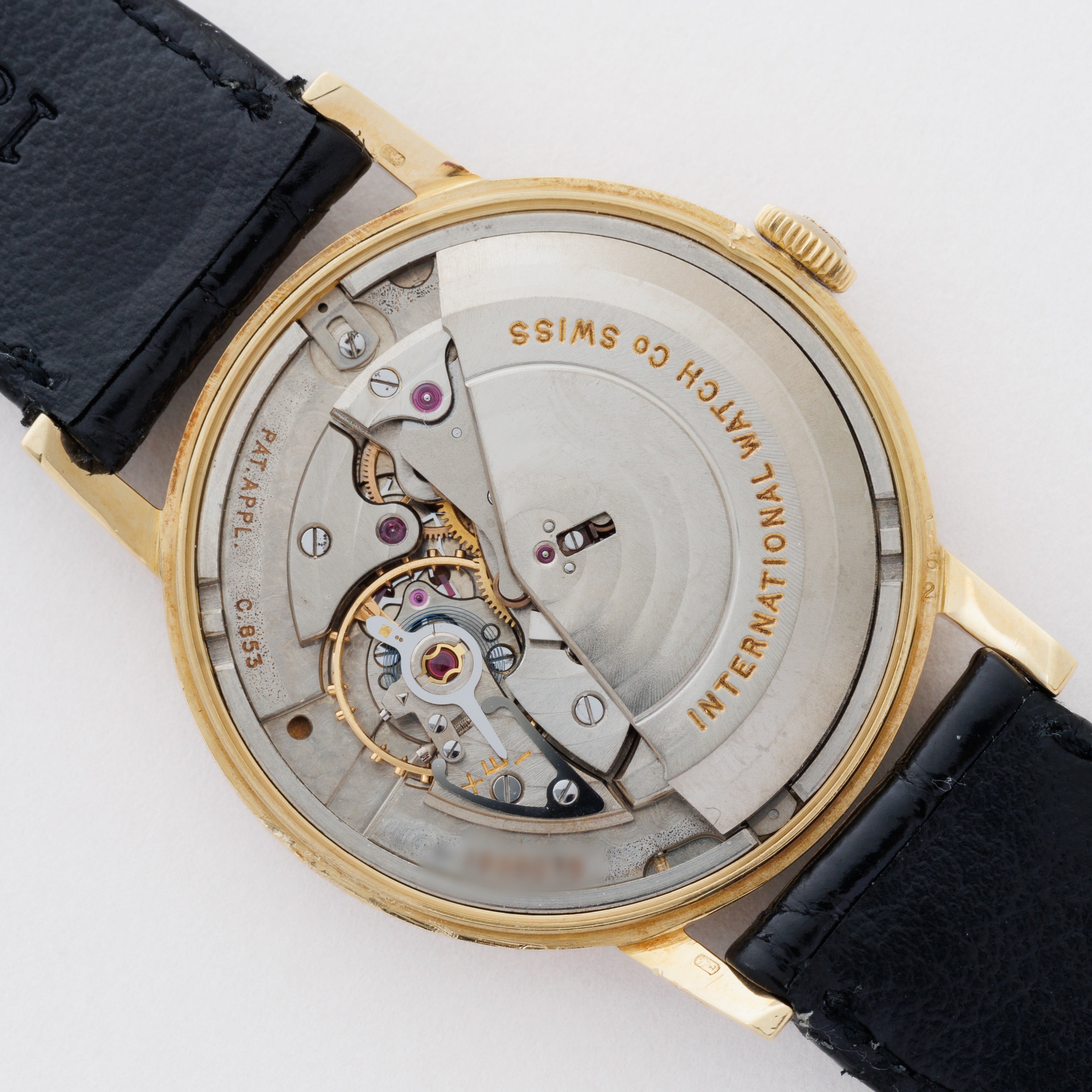 IWC オートマチック チューラーWネーム 1961年製 18金無垢イエローゴールド ノンデイト ペラトン式自動巻き