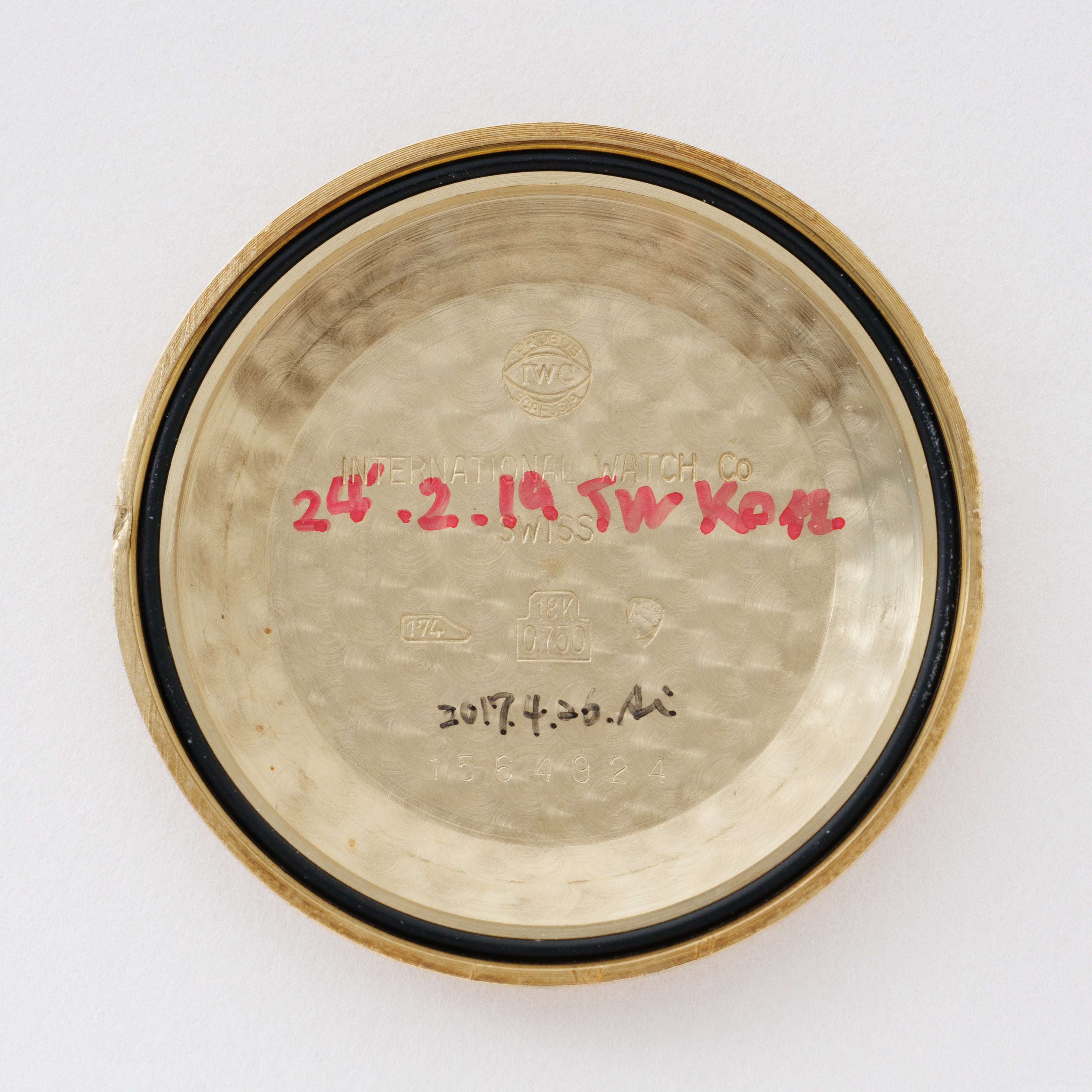 IWC オートマチック チューラーWネーム 1961年製 18金無垢イエローゴールド ノンデイト ペラトン式自動巻き