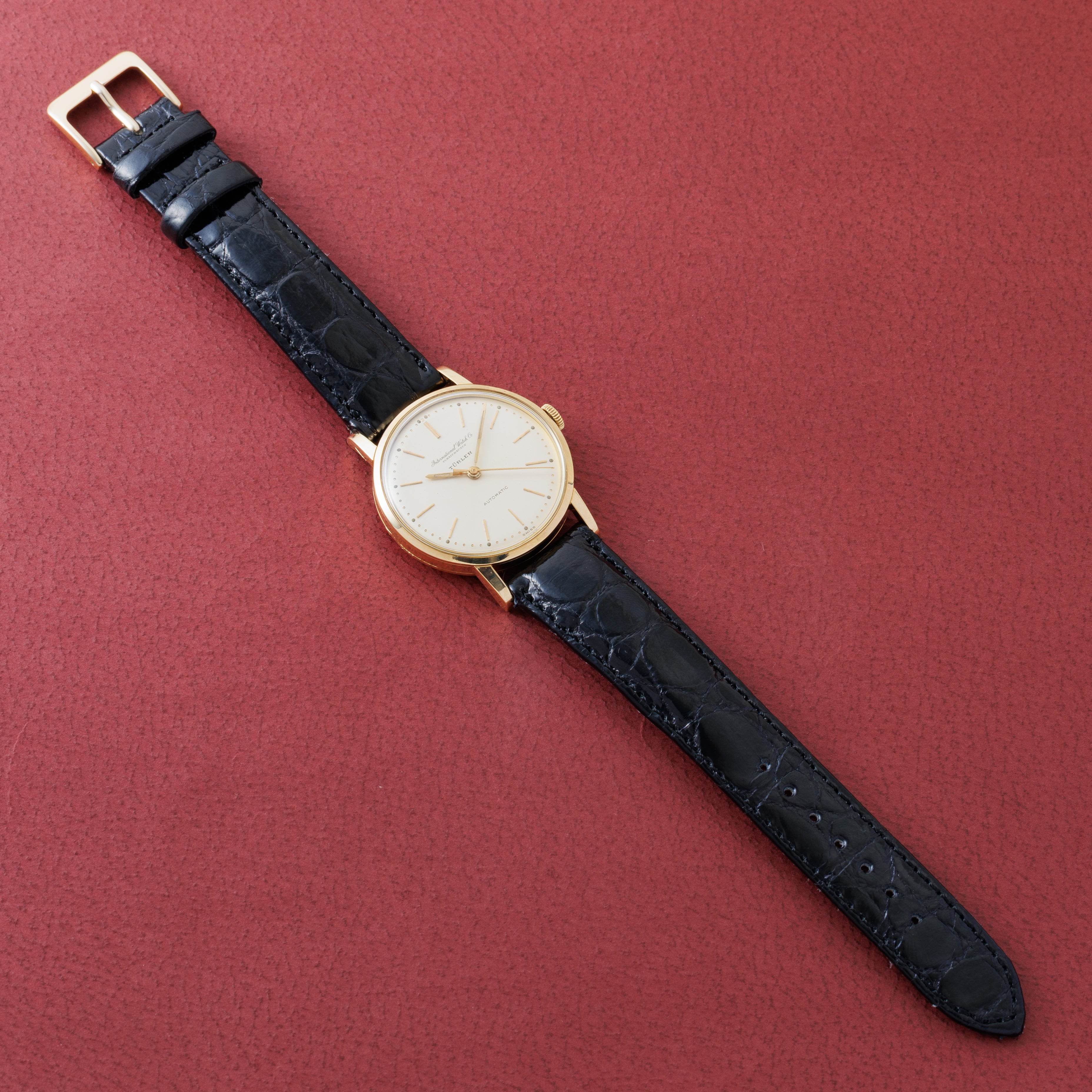 IWC オートマチック チューラーWネーム 1961年製 18金無垢イエローゴールド ノンデイト ペラトン式自動巻き