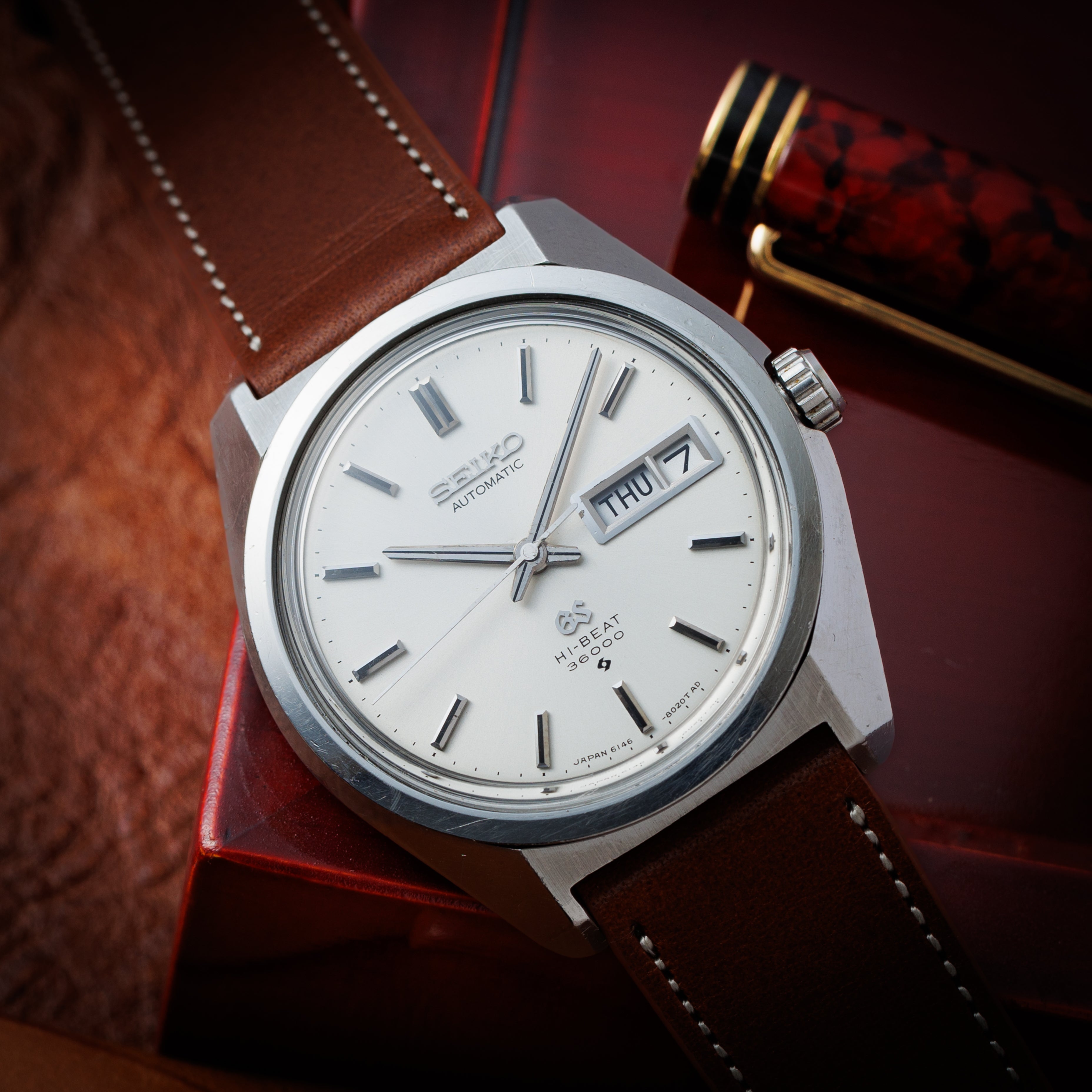 グランドセイコー 36000 1968年製 Ref.6146-8000 61GS シルバーダイヤル デイデイト