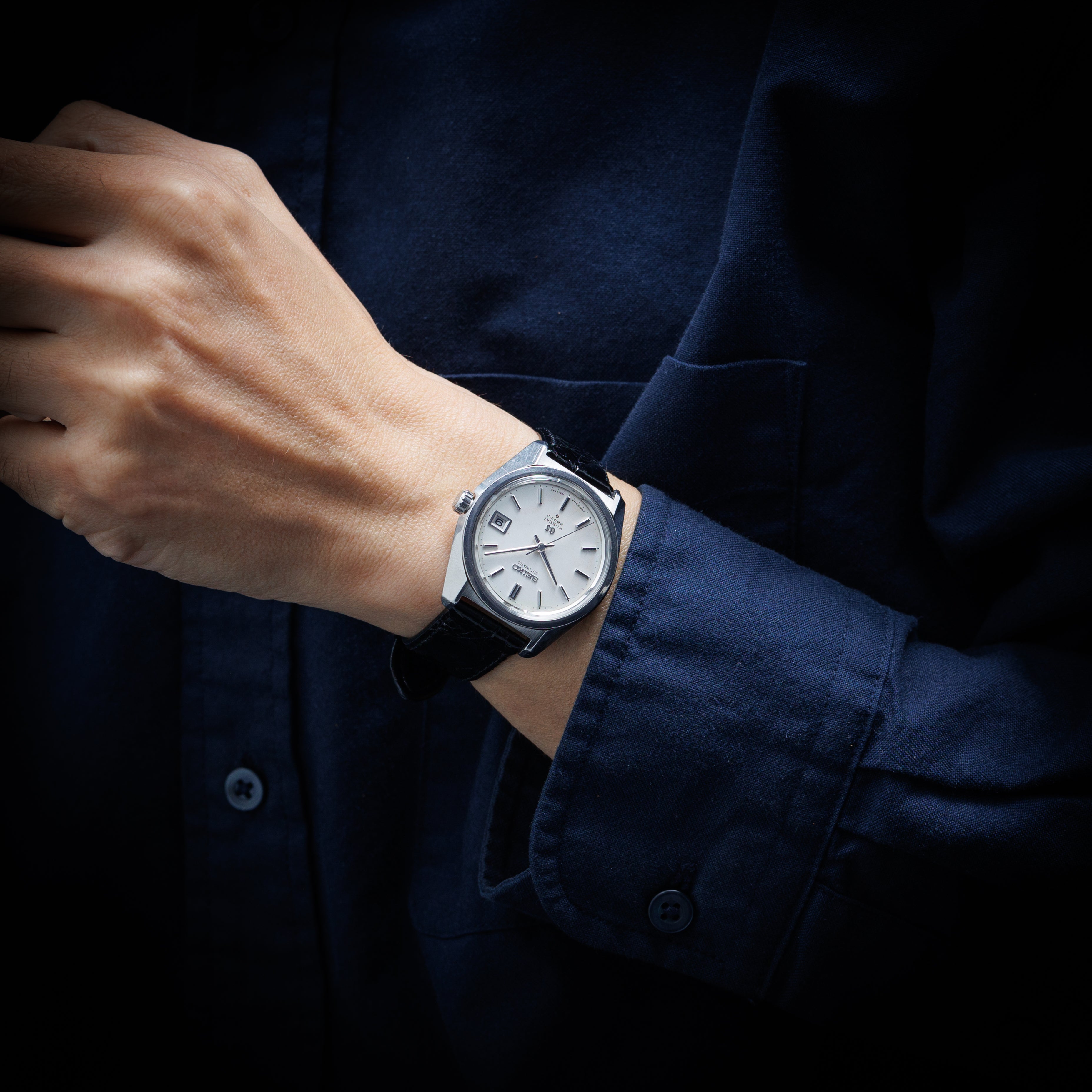 グランドセイコー 36000 1969年製 Ref.6145-8000 61GS 10振動自動巻き シルバーダイヤル