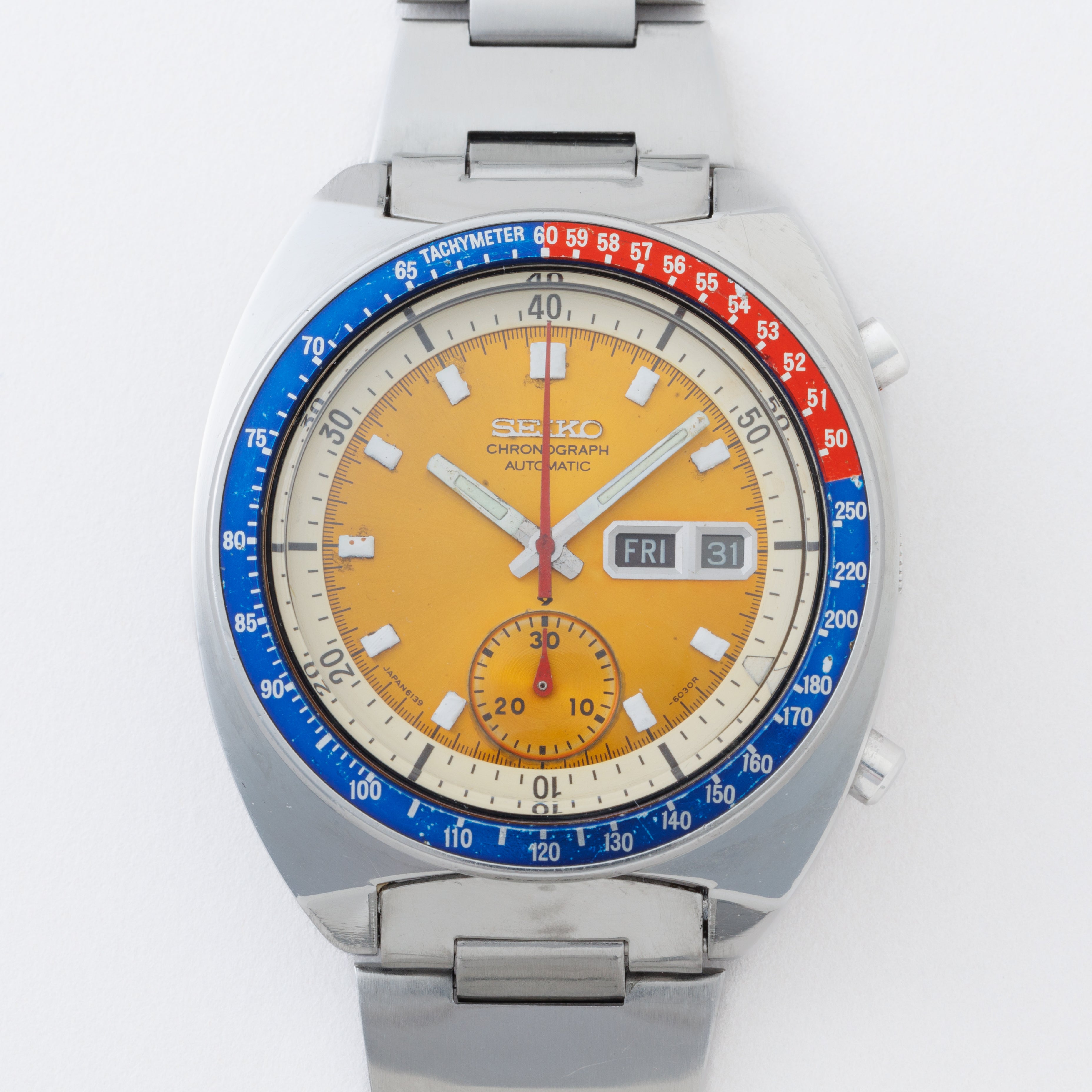 セイコー クロノグラフ ポーグ 1977年製 Ref.6139-6002 ペプシベゼル