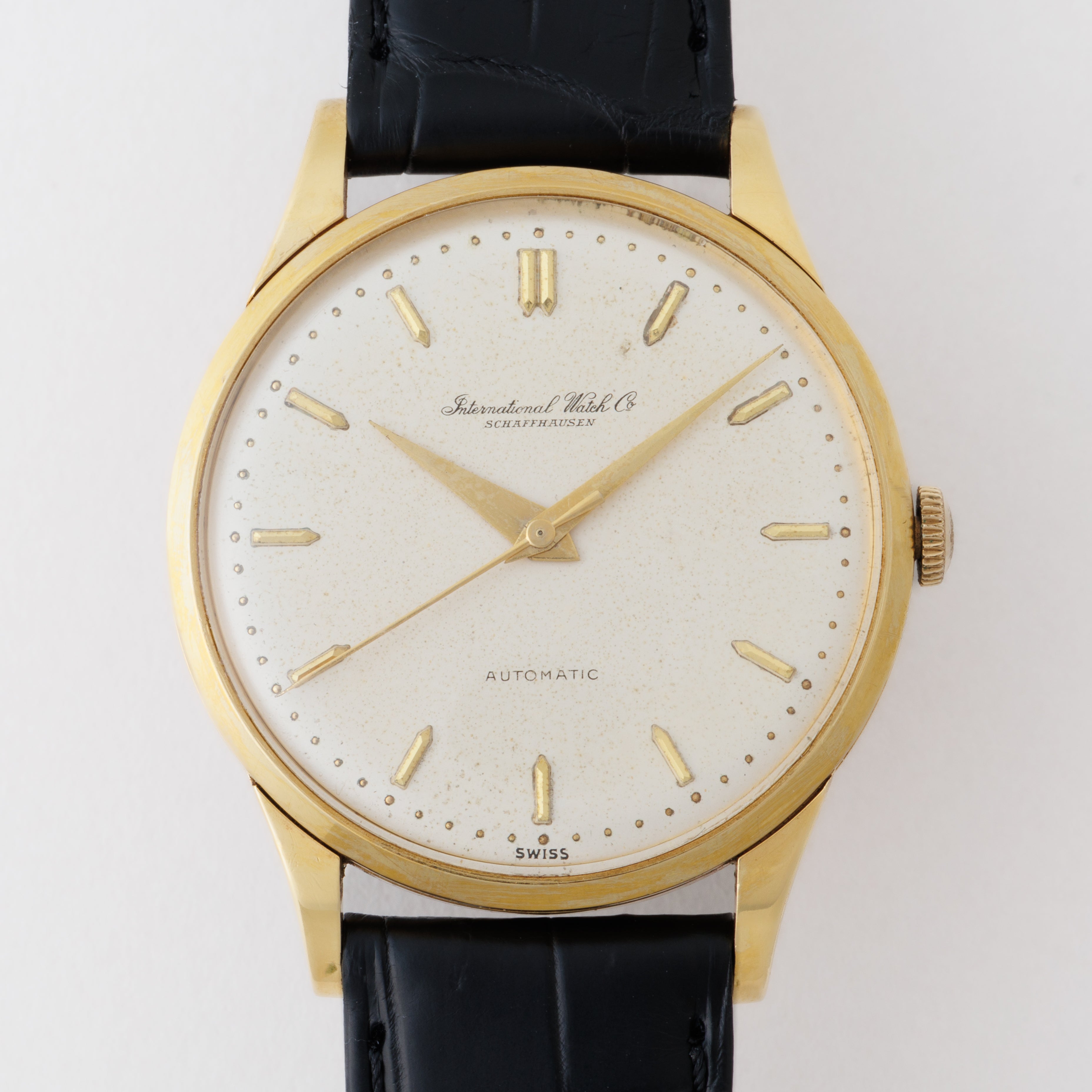 IWC 18金無垢ラウンドケース 1958年製 ペラトン式自動巻き Cal.852搭載