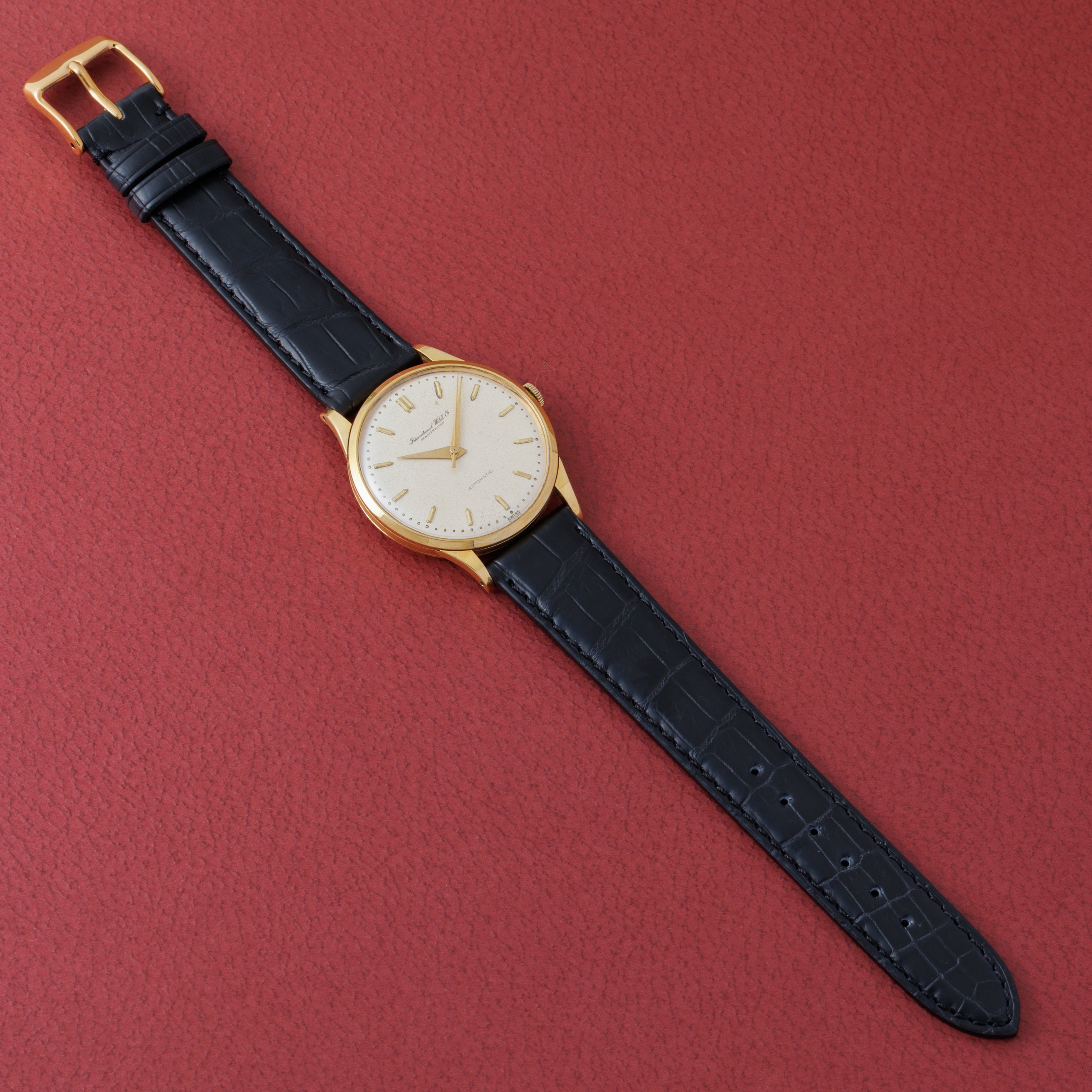 IWC 18金無垢ラウンドケース 1958年製 ペラトン式自動巻き Cal.852搭載