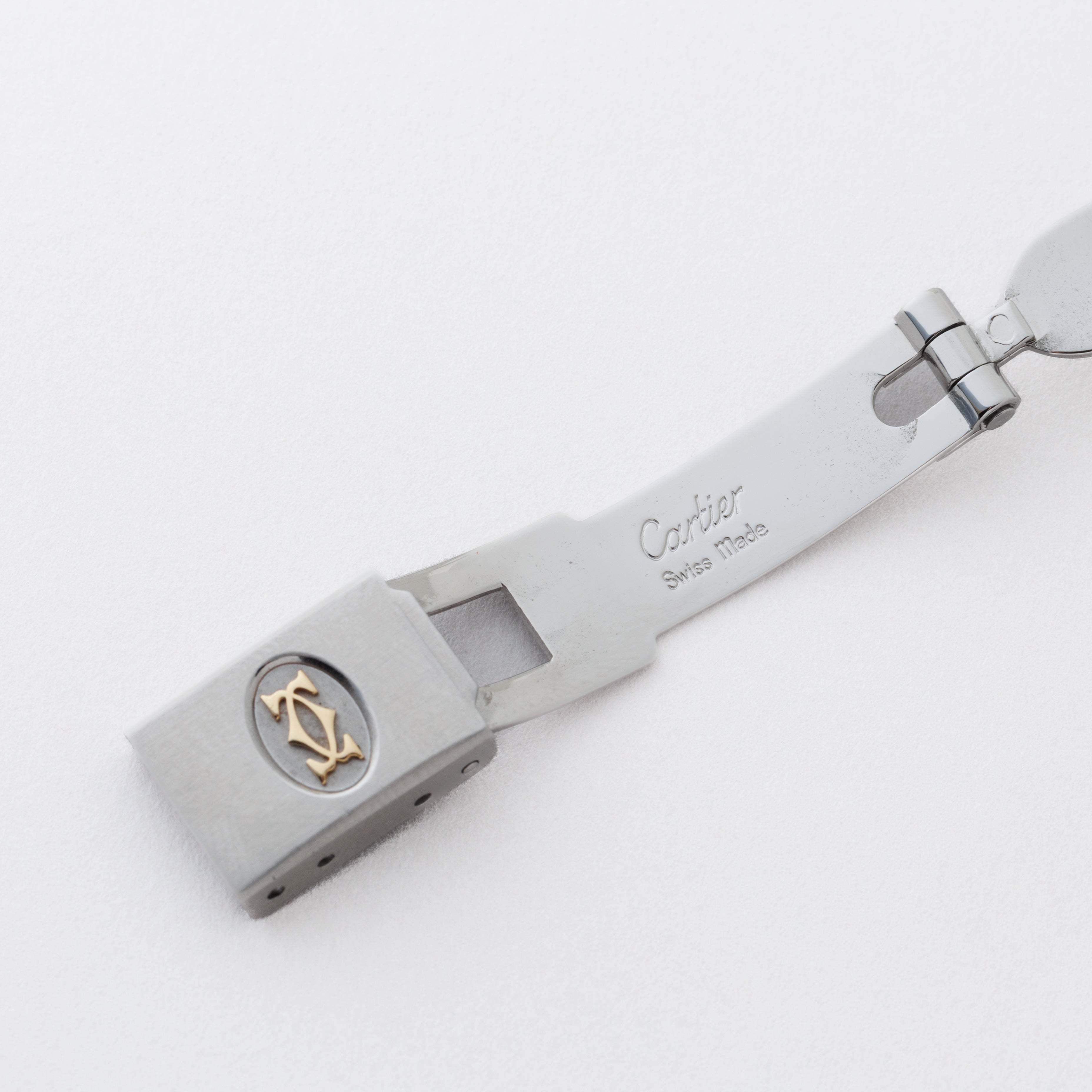 カルティエ サントスオクタゴン 1980年代製 SMサイズ コンビ 箱付き