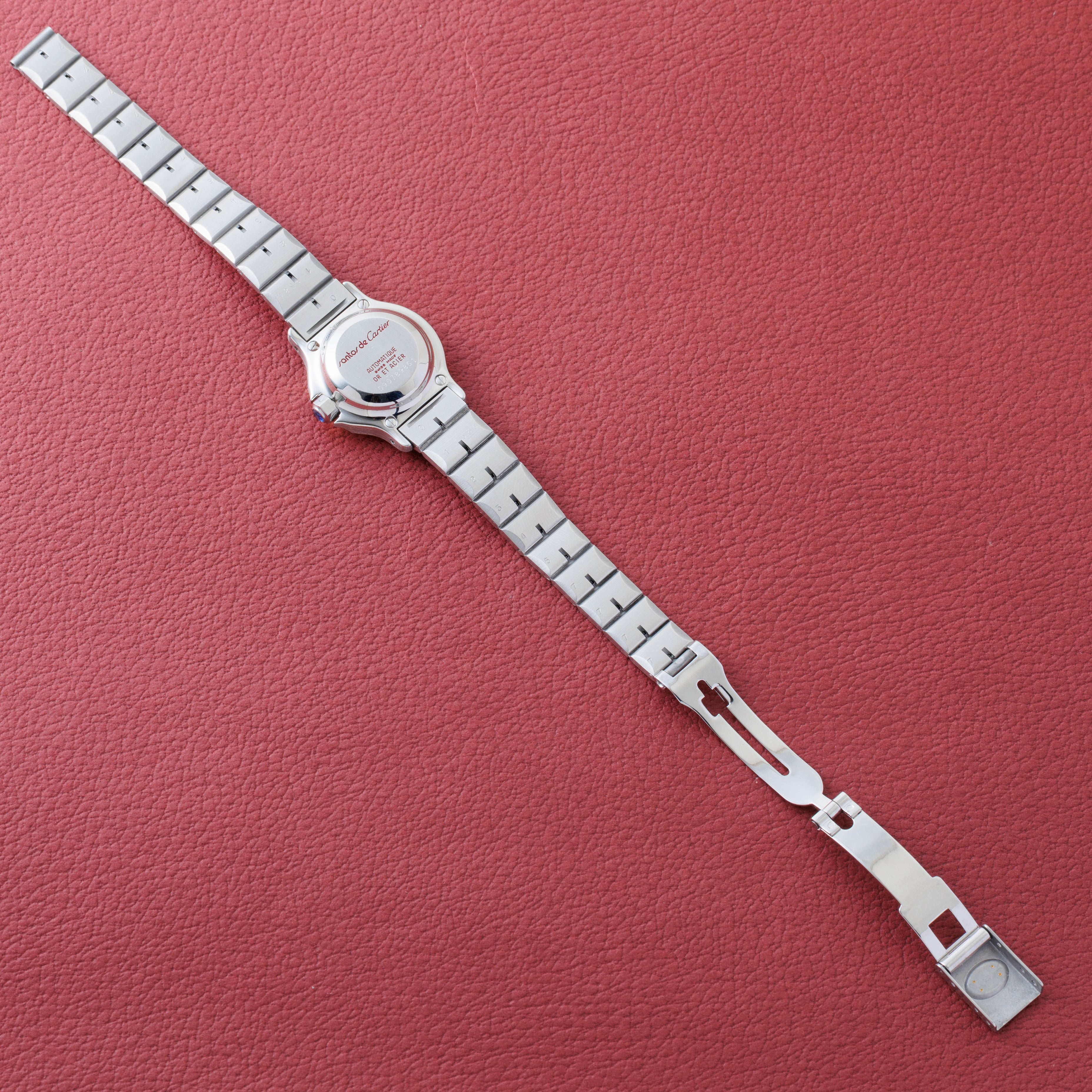 カルティエ サントスオクタゴン 1980年代製 SMサイズ コンビ 箱付き