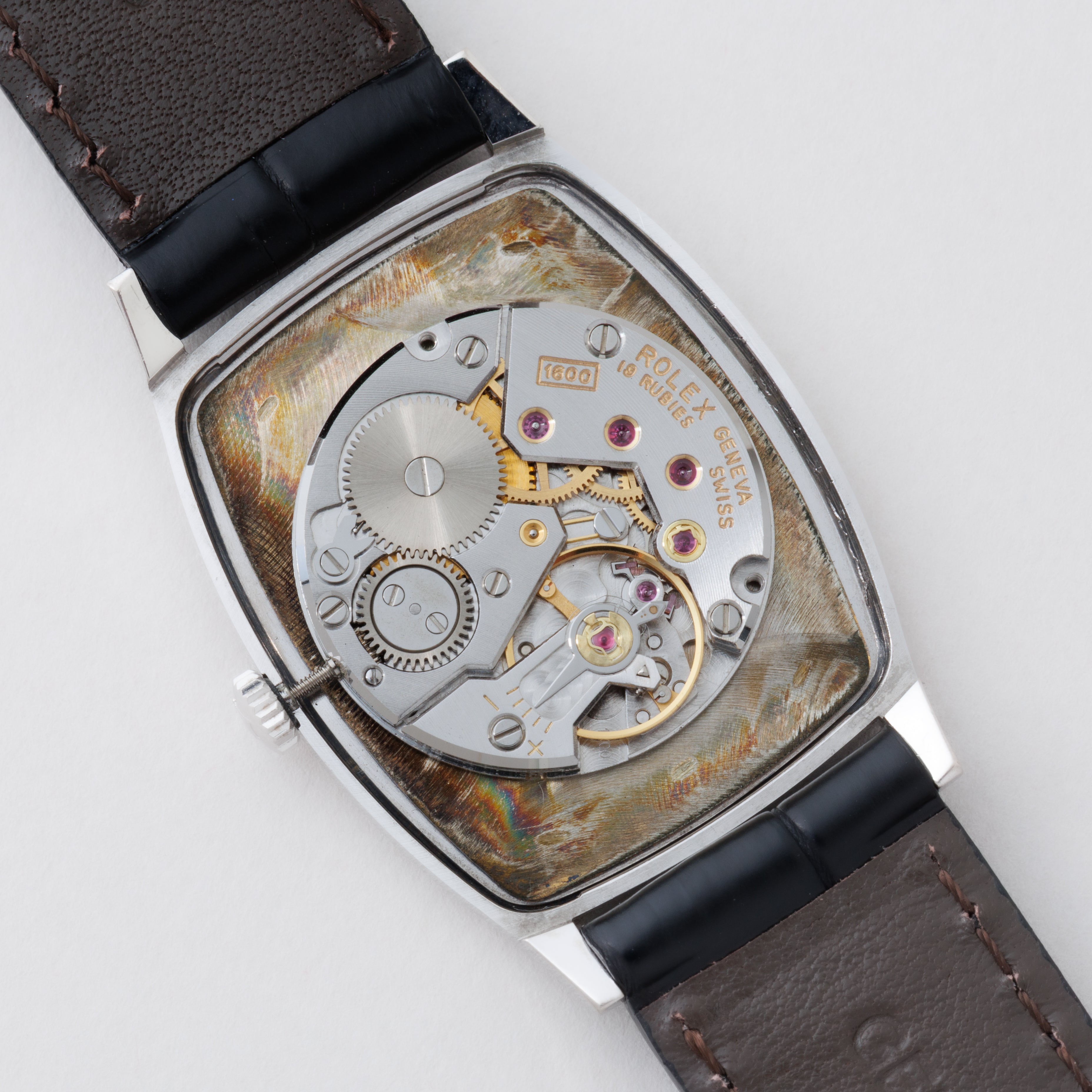 ロレックス チェリーニ 18金無垢ホワイトゴールド 1972年製ブルーグレーダイヤル