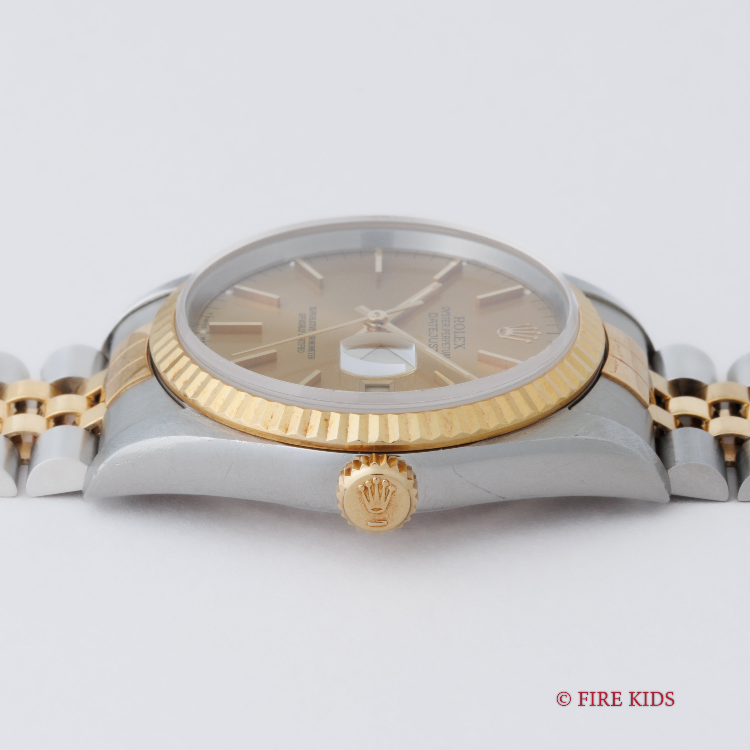 ロレックス デイトジャスト Ref.16233 シャンパンダイヤル 1993年製 純正ジュビリーコンビブレス 箱付