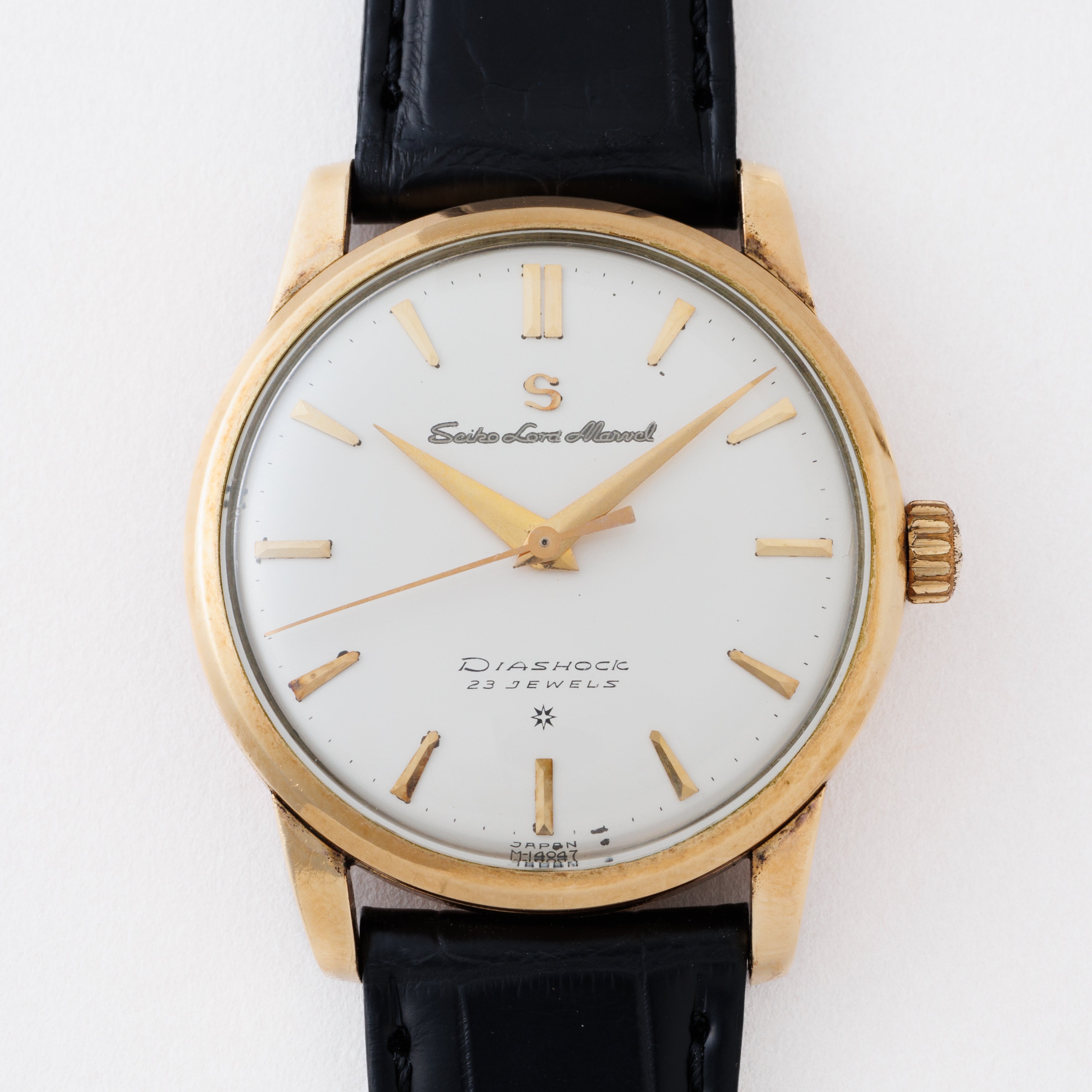 セイコー ロードマーベル 14金張り 1958年製 Ref.14057 手巻き 彫文字 SD文字盤