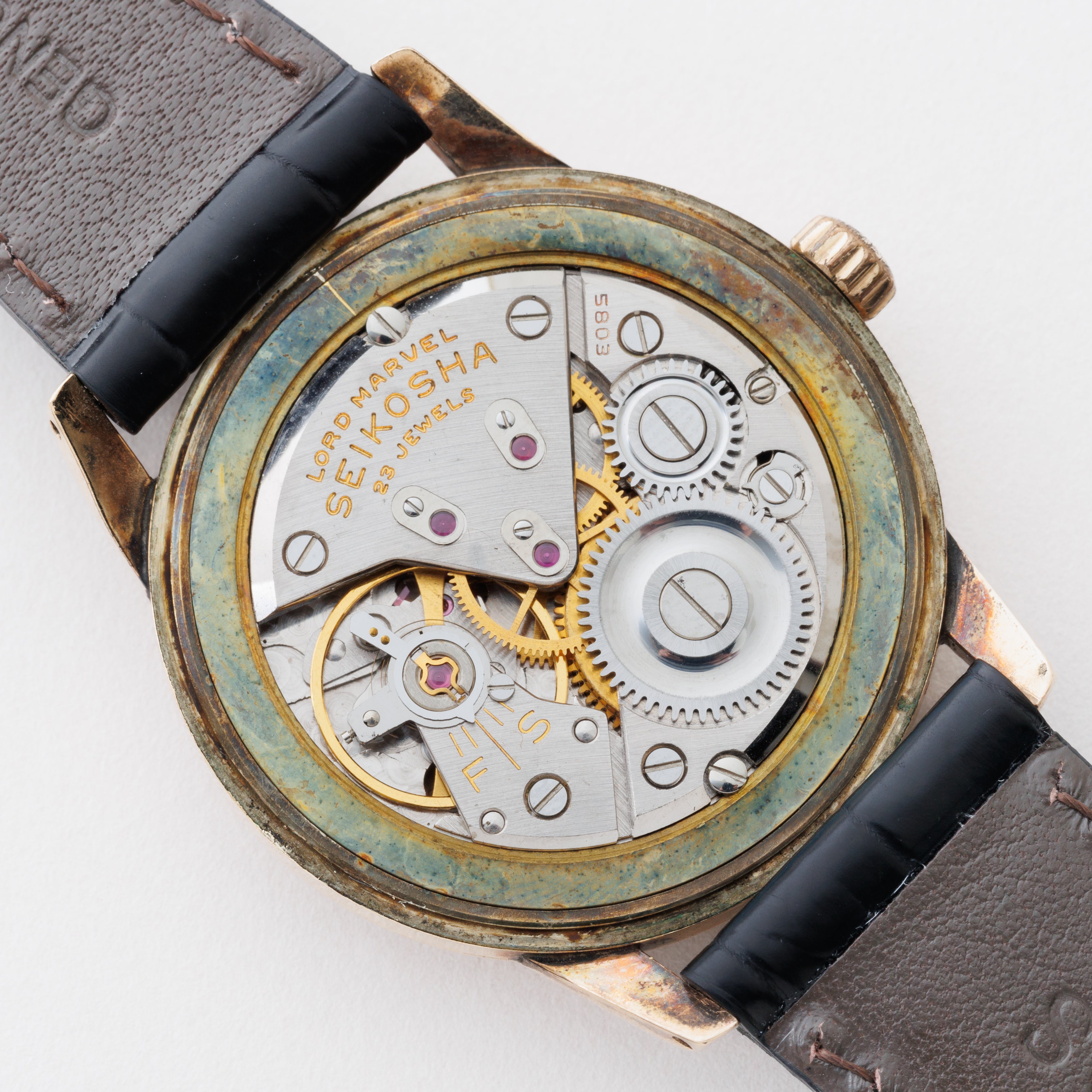 セイコー ロードマーベル 14金張り 1958年製 Ref.14057 手巻き 彫文字 SD文字盤