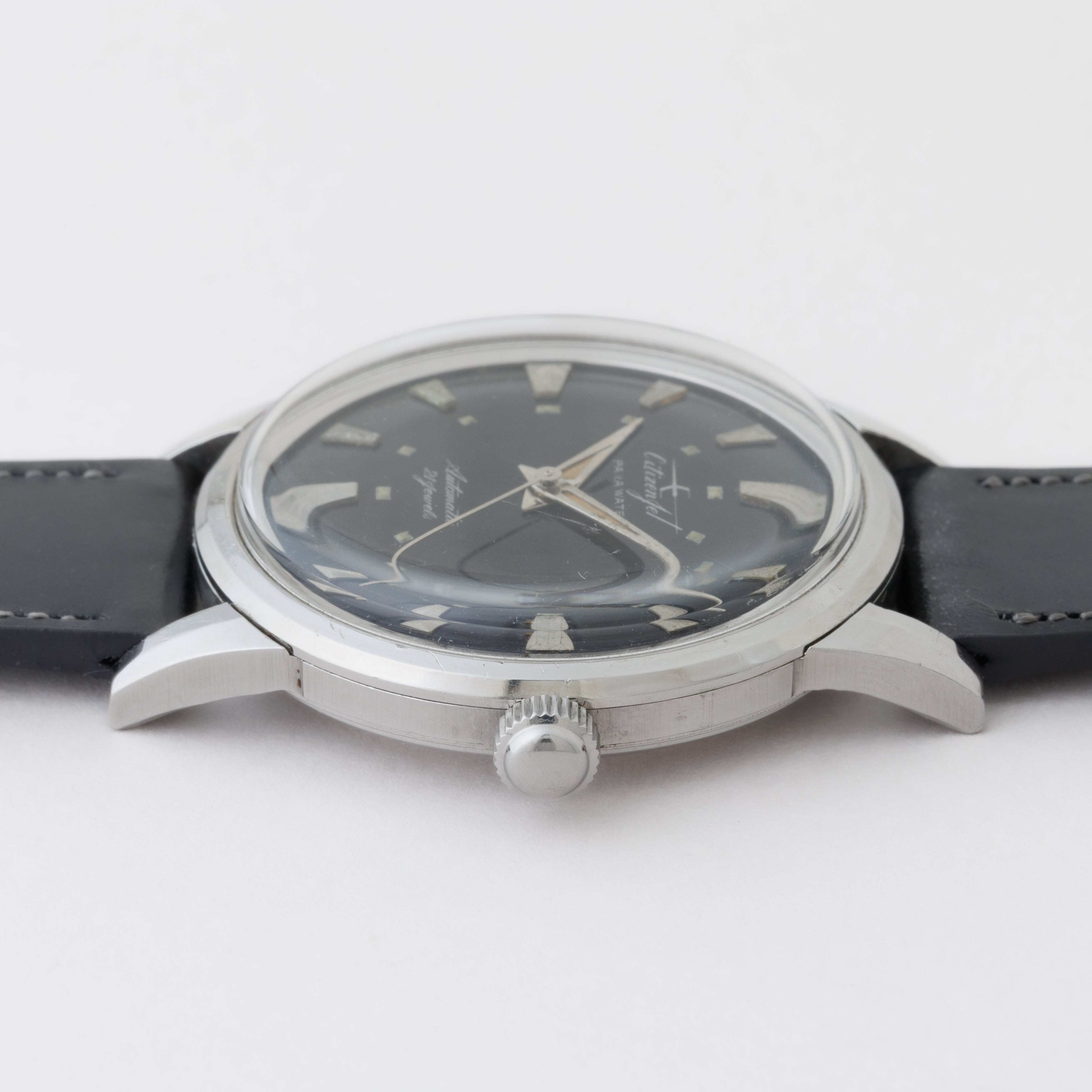 シチズン ジェット パラウォーター 1963年製 自動巻き ブラックダイヤル