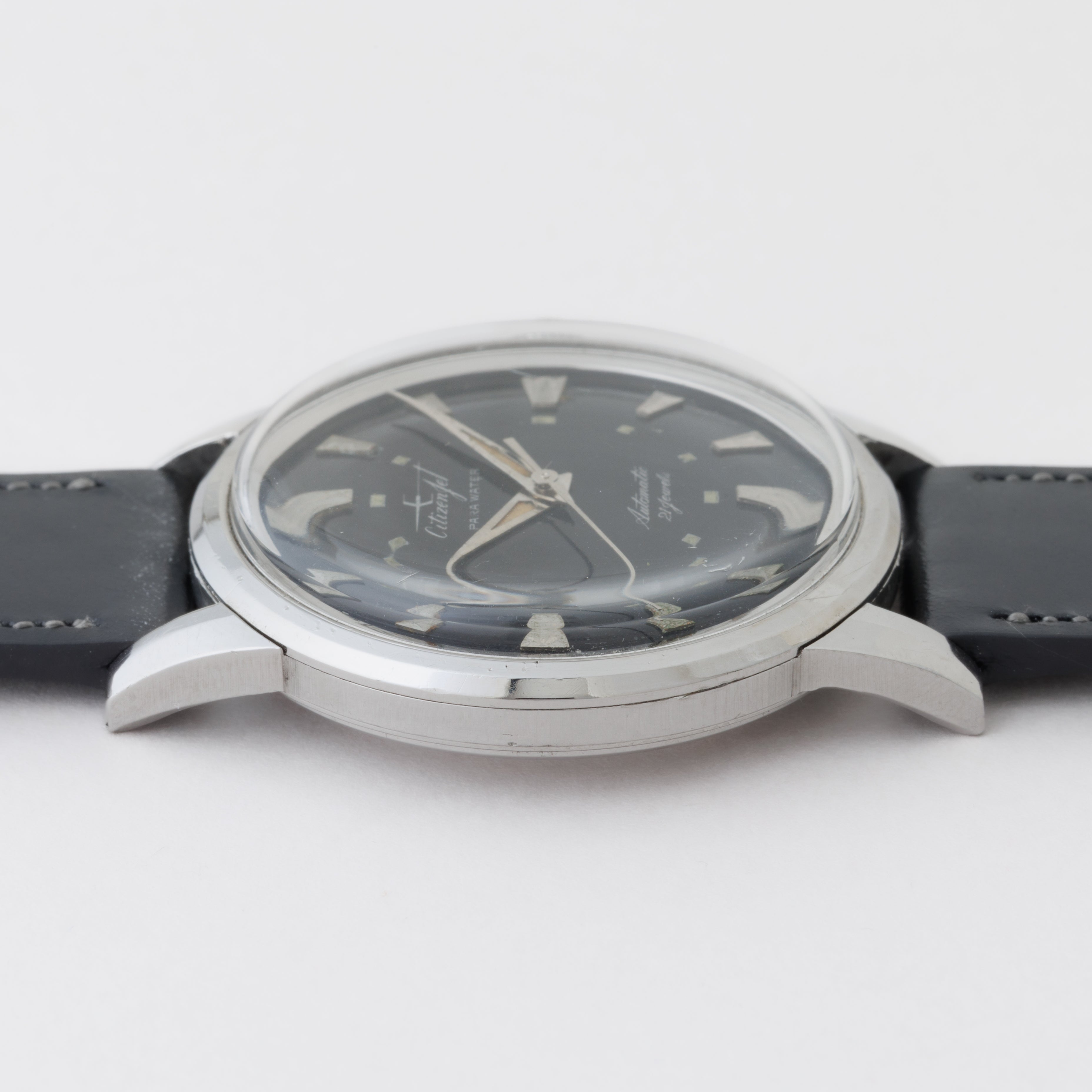 シチズン ジェット パラウォーター 1963年製 自動巻き ブラックダイヤル