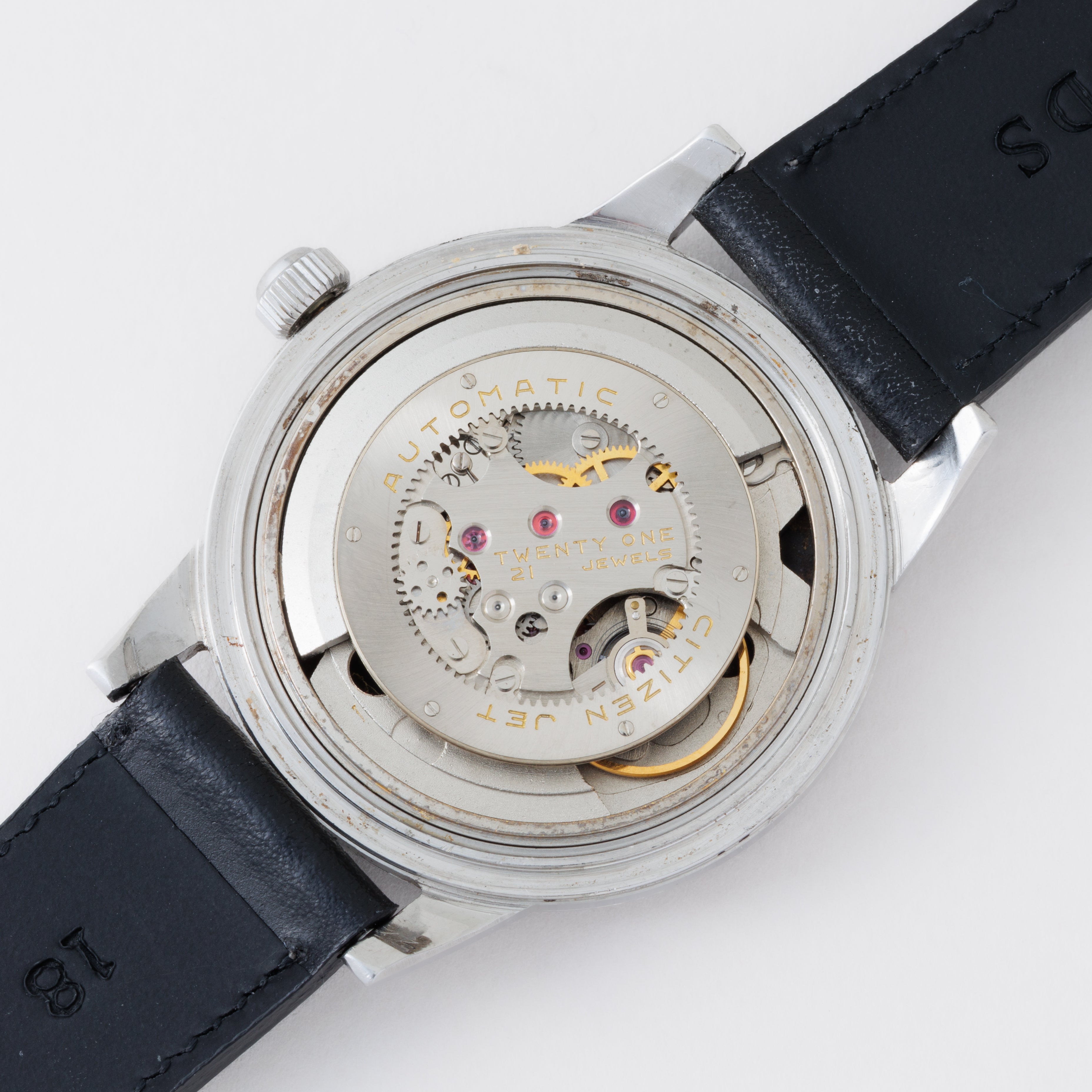 シチズン ジェット パラウォーター 1963年製 自動巻き ブラックダイヤル