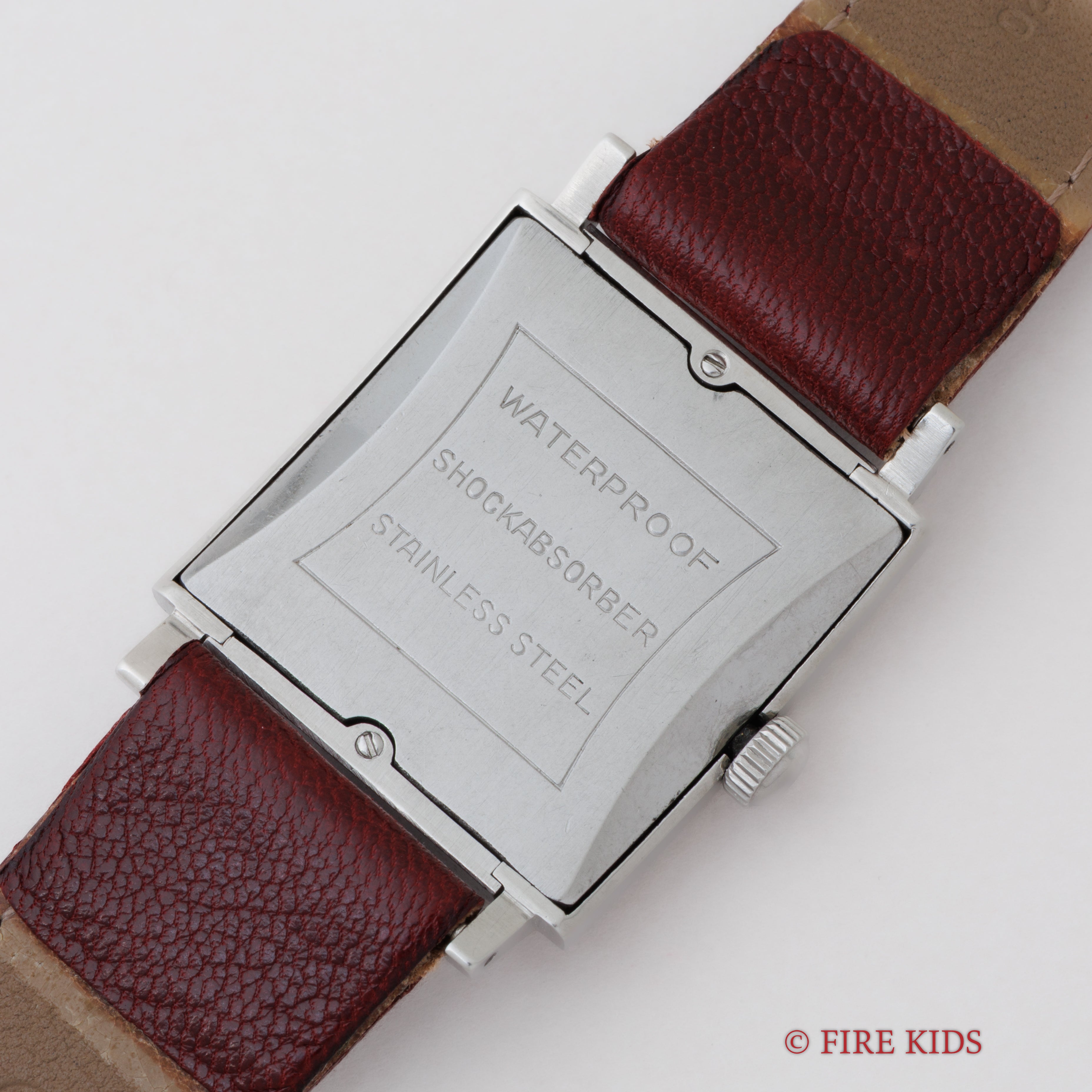 クリントン スクエア型 クラムシェルケース 手巻き 1940年代 Ref.30