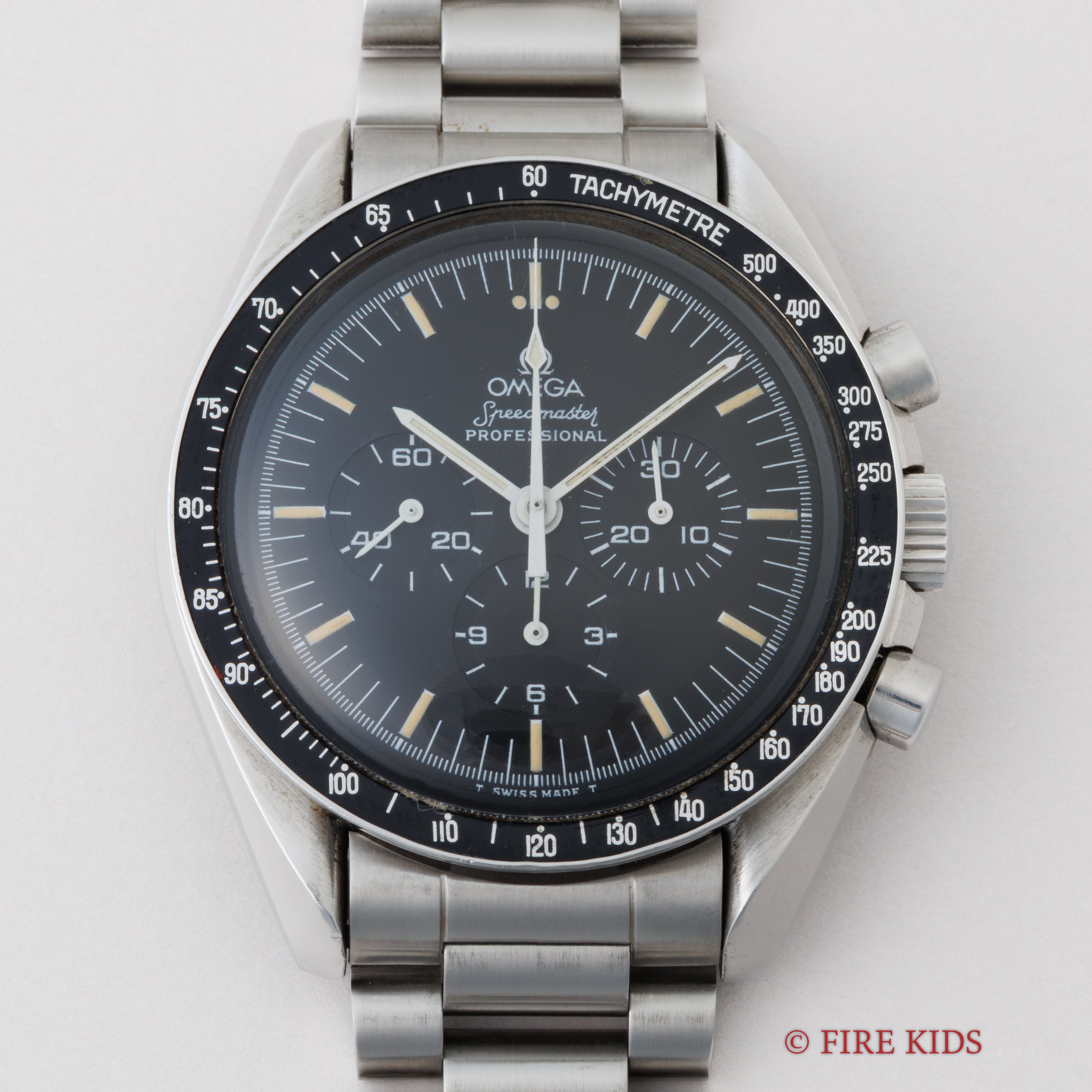 オメガ スピードマスタープロフェッショナル 1989年製 Ref.145.022 5th 20周年記念 下がりr 箱、ギャラ付き