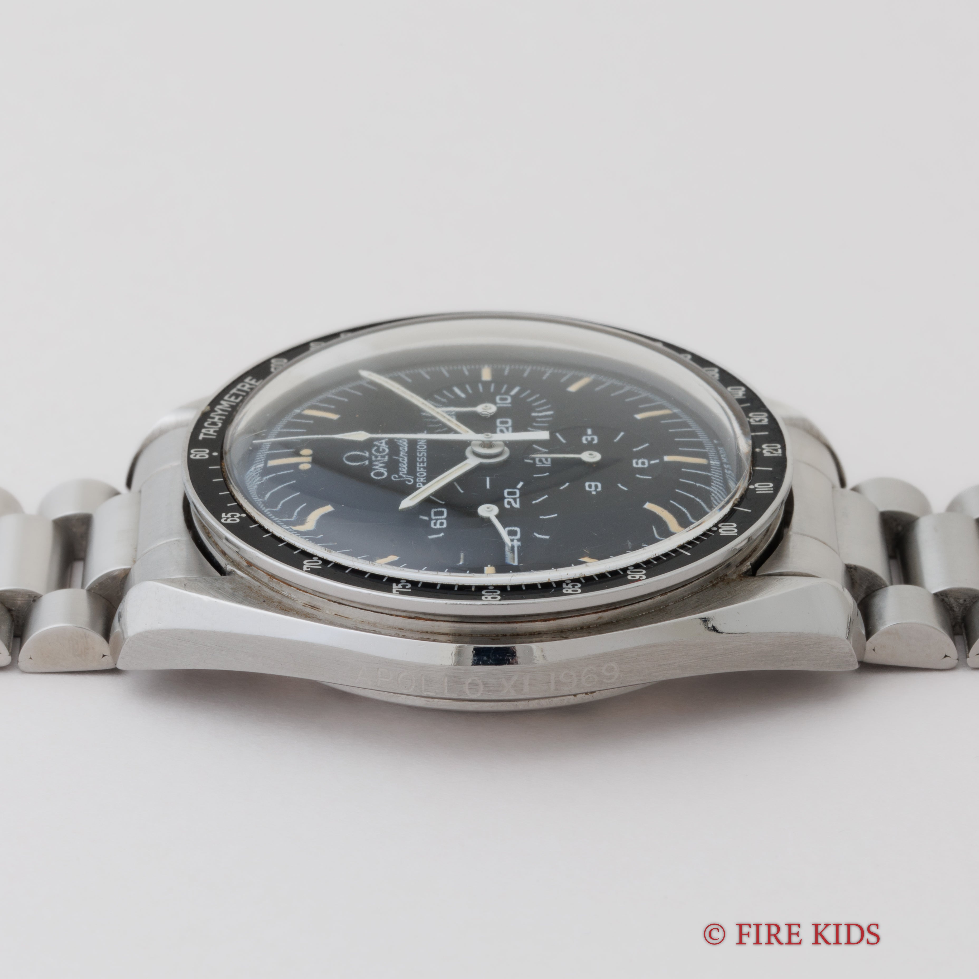 オメガ スピードマスタープロフェッショナル 1989年製 Ref.145.022 5th 20周年記念 下がりr 箱、ギャラ付き