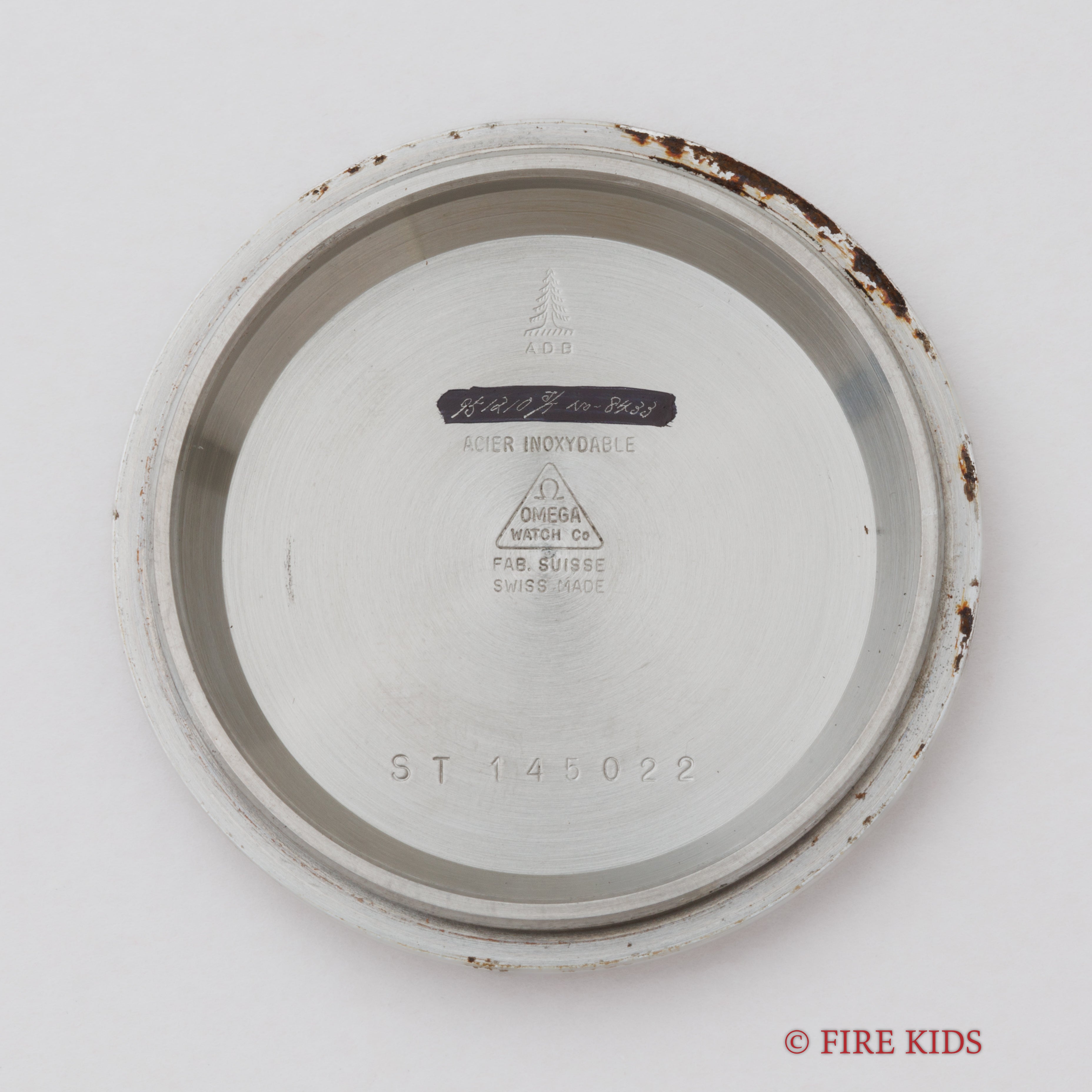 オメガ スピードマスタープロフェッショナル 1989年製 Ref.145.022 5th 20周年記念 下がりr 箱、ギャラ付き