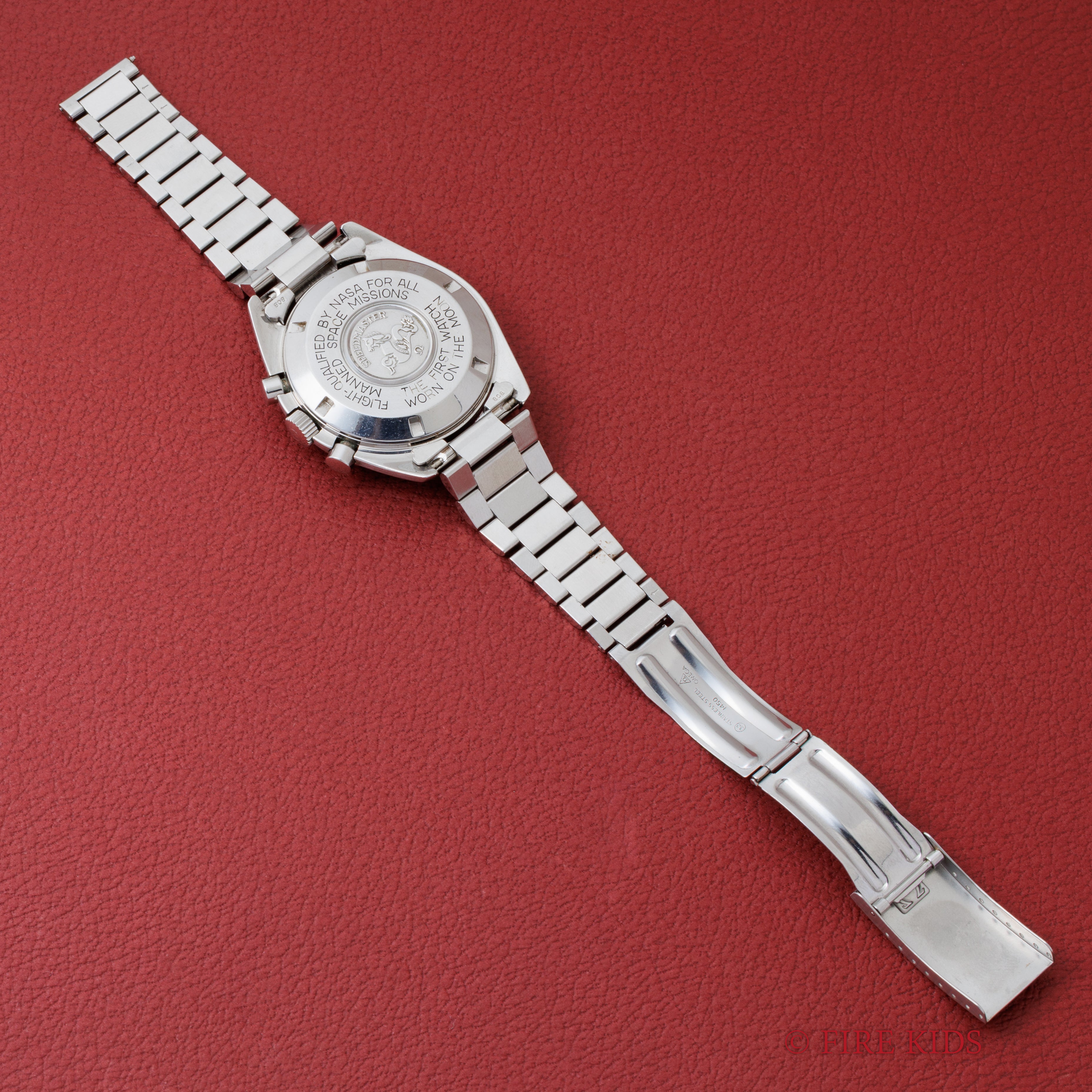 オメガ スピードマスタープロフェッショナル 1989年製 Ref.145.022 5th 20周年記念 下がりr 箱、ギャラ付き