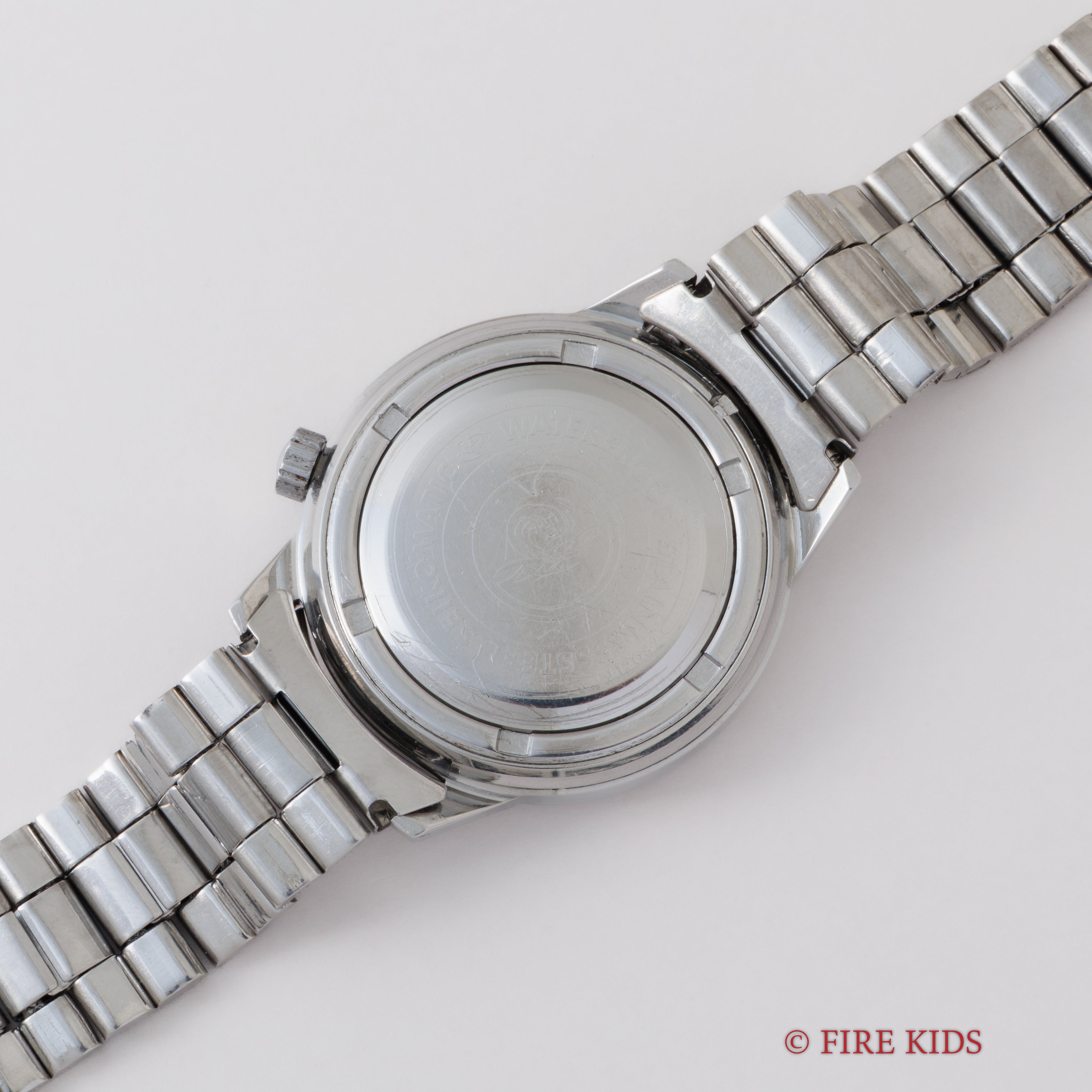 セイコー マチック シルバーウェーブ初期型SDダイヤル 1963年製 インナー回転ベゼル 社外ステンレスブレス