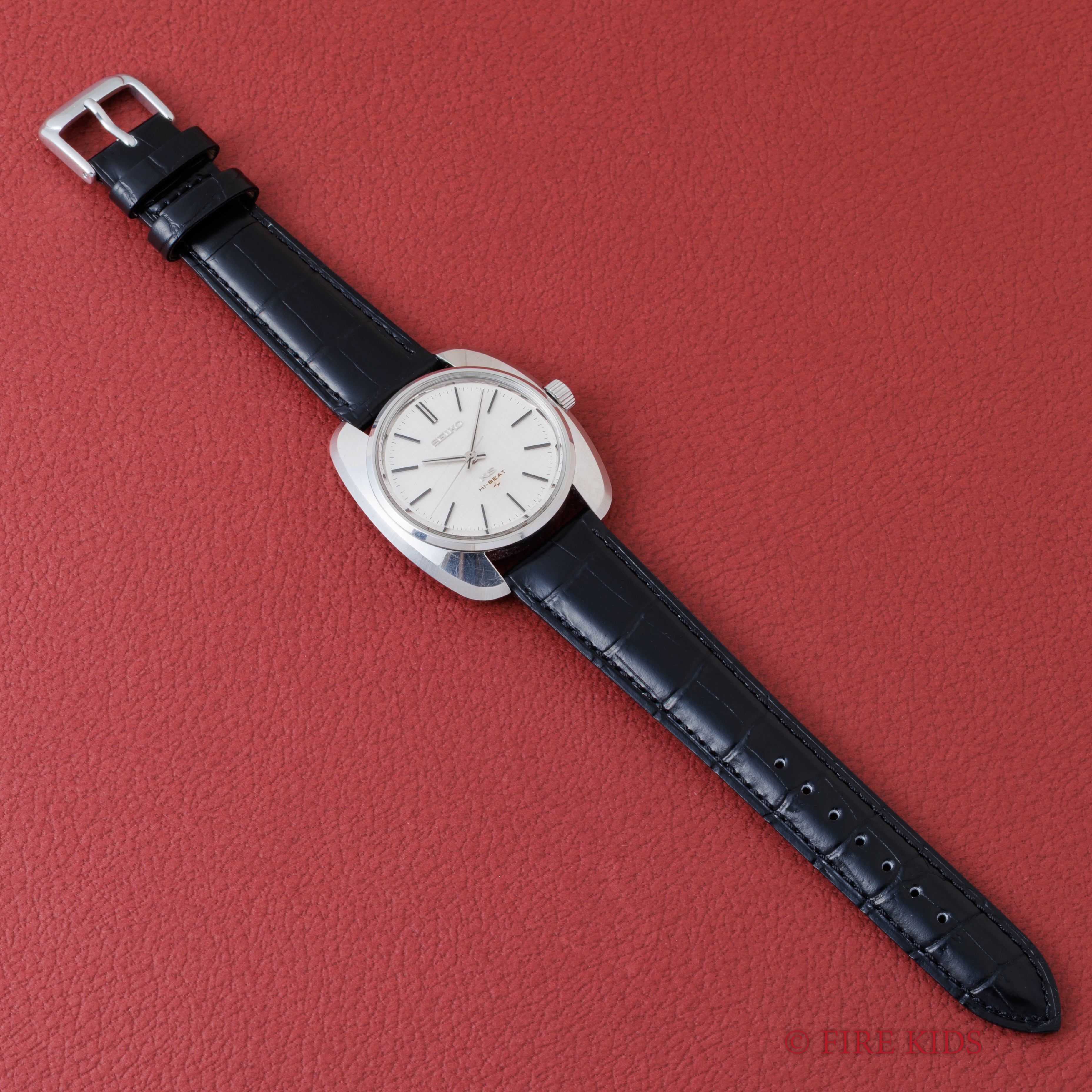 キングセイコー ハイビート 1969年製 Ref.45-8000 10振動手巻き 座布団ケース