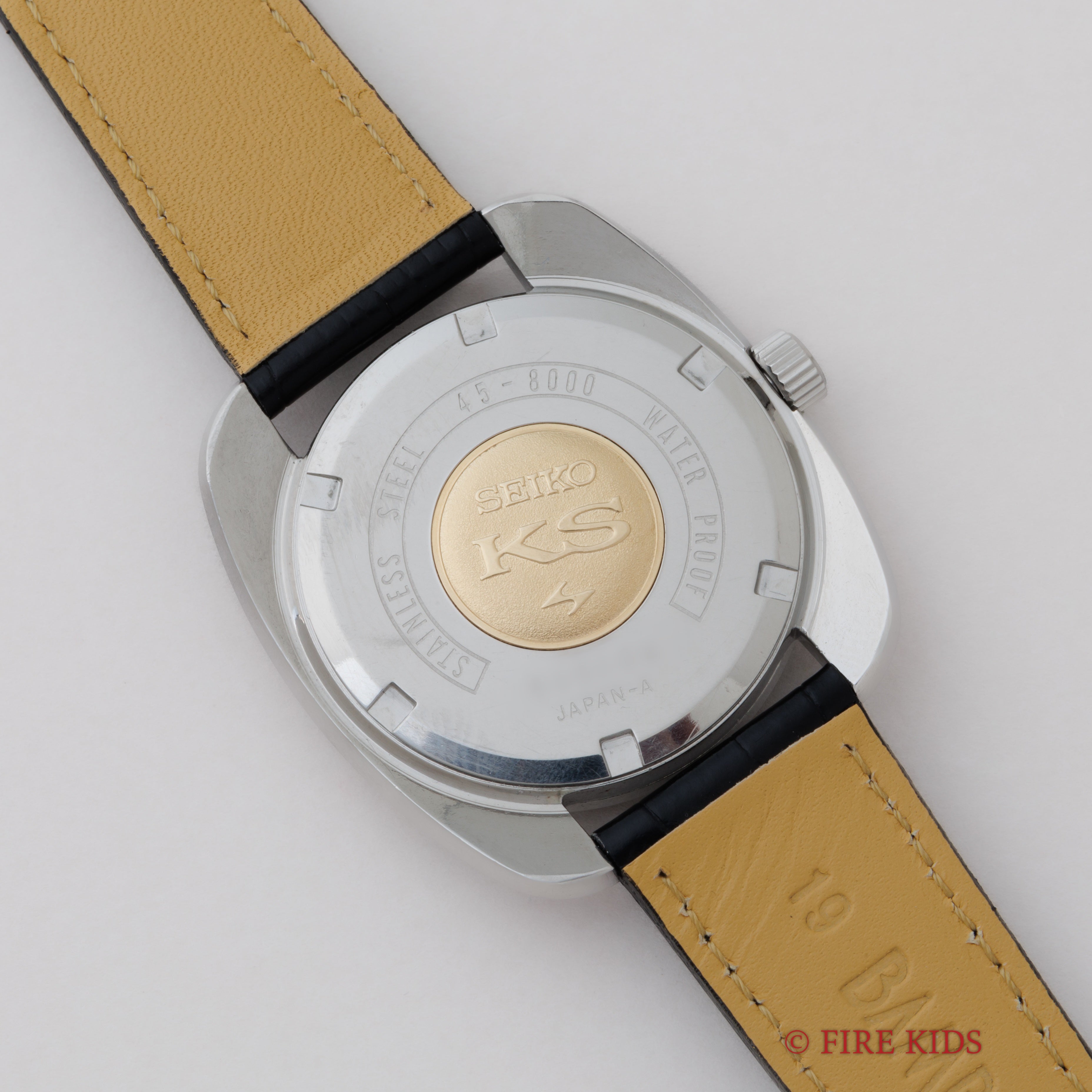 キングセイコー ハイビート 1969年製 Ref.45-8000 10振動手巻き 座布団ケース