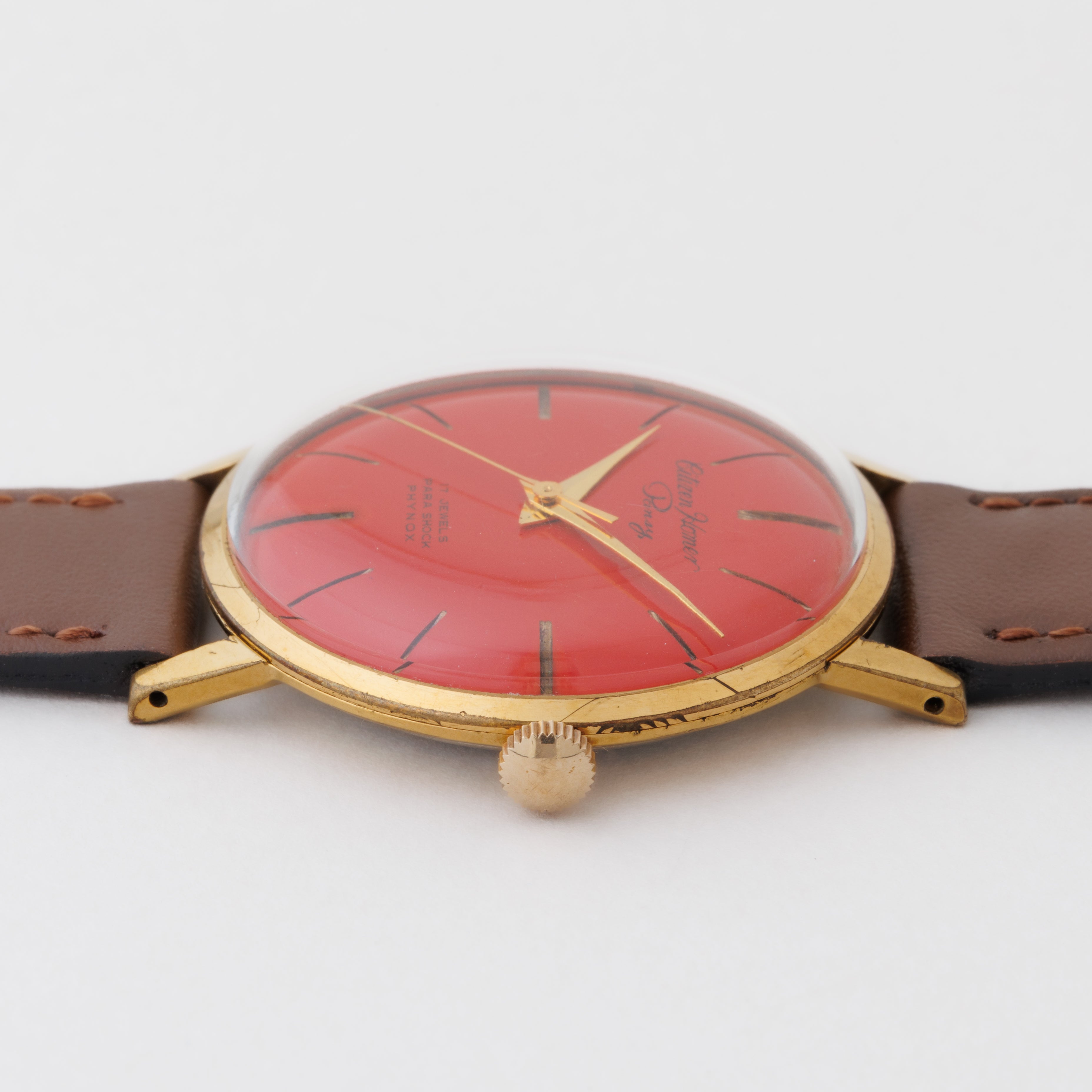 シチズン ホーマー パンジー 1963年製 C.G.Pケース レッドダイヤル