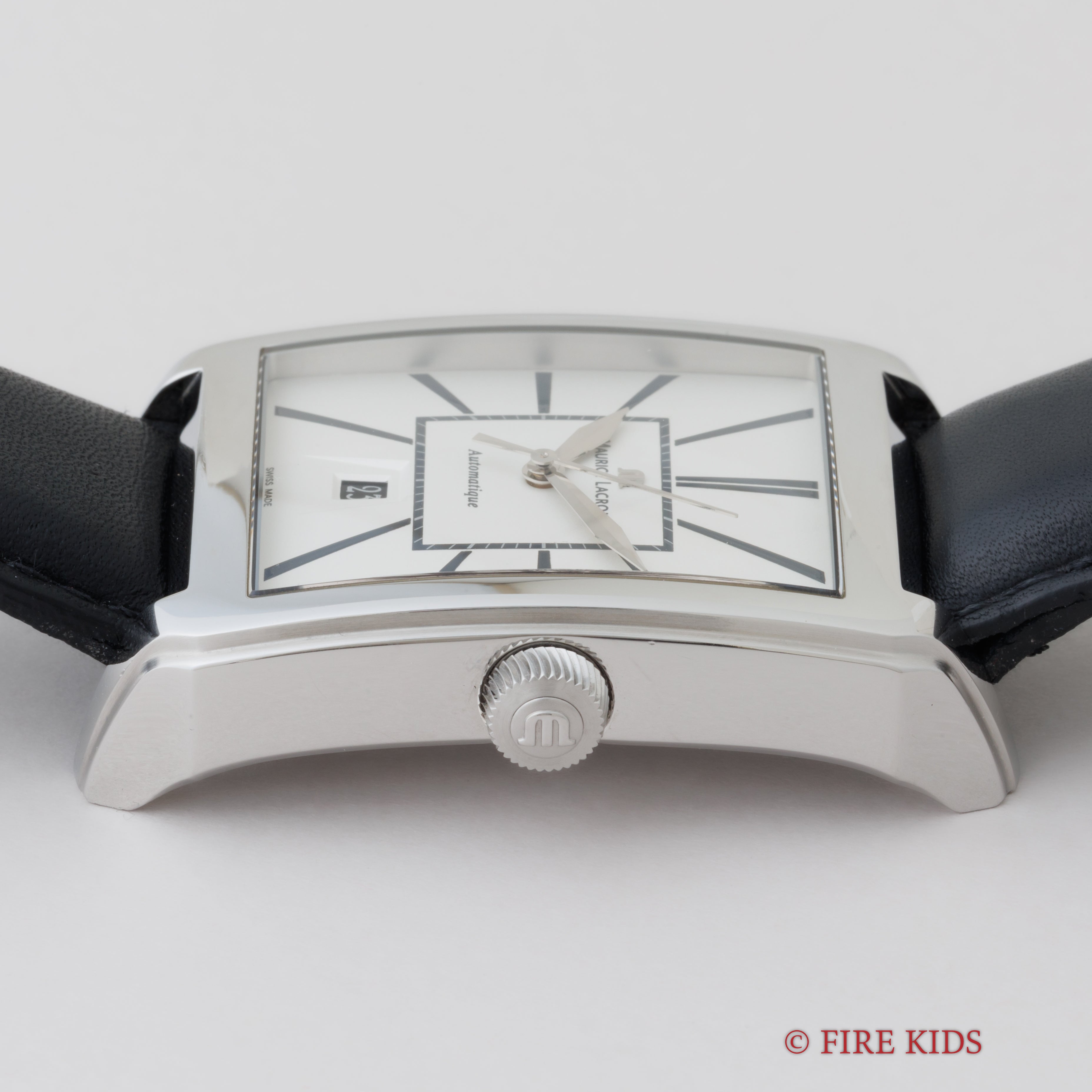 モーリス ラクロア ポントス 自動巻き 角型 裏スケルトン 2000年代製 Ref.PT6127