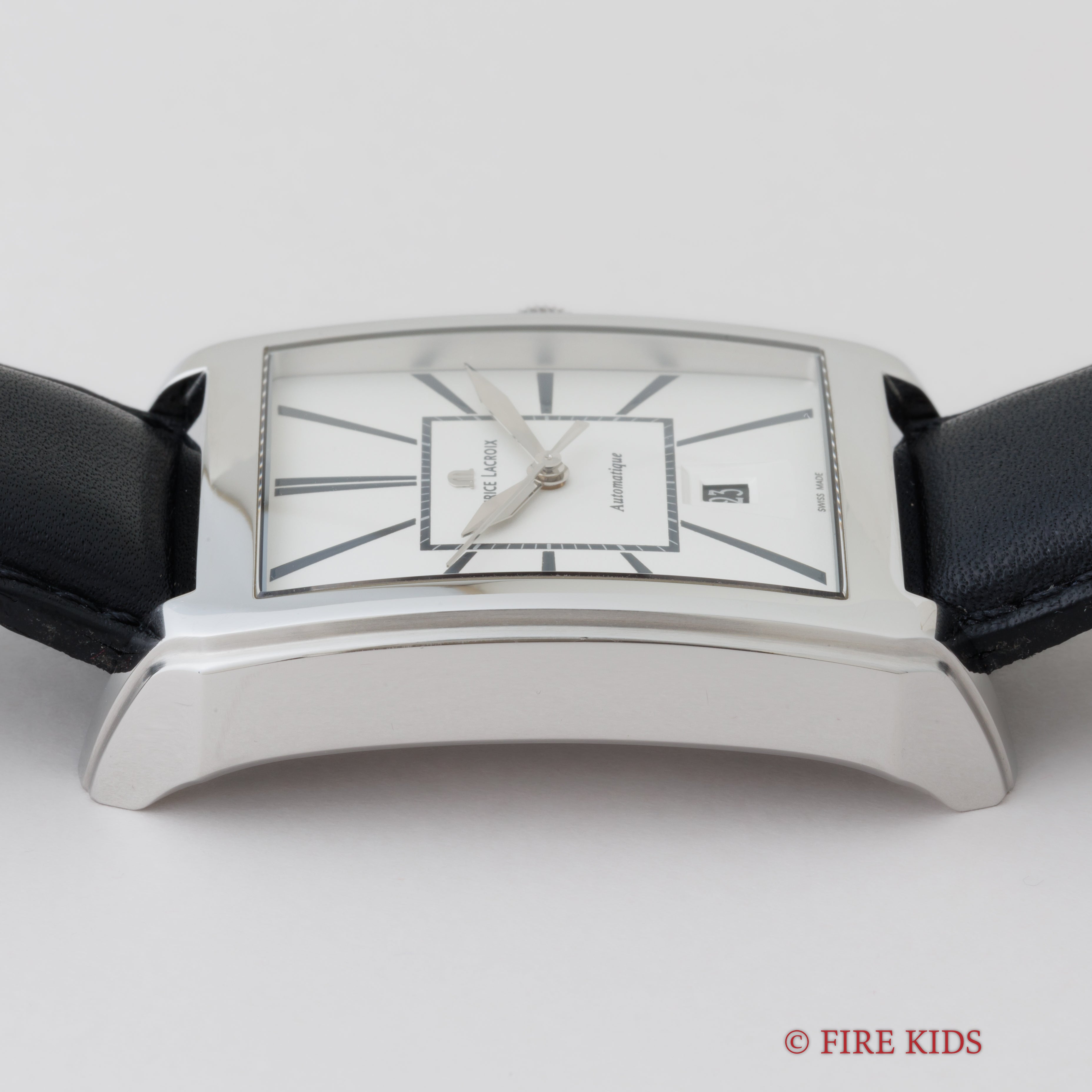 モーリス ラクロア ポントス 自動巻き 角型 裏スケルトン 2000年代製 Ref.PT6127