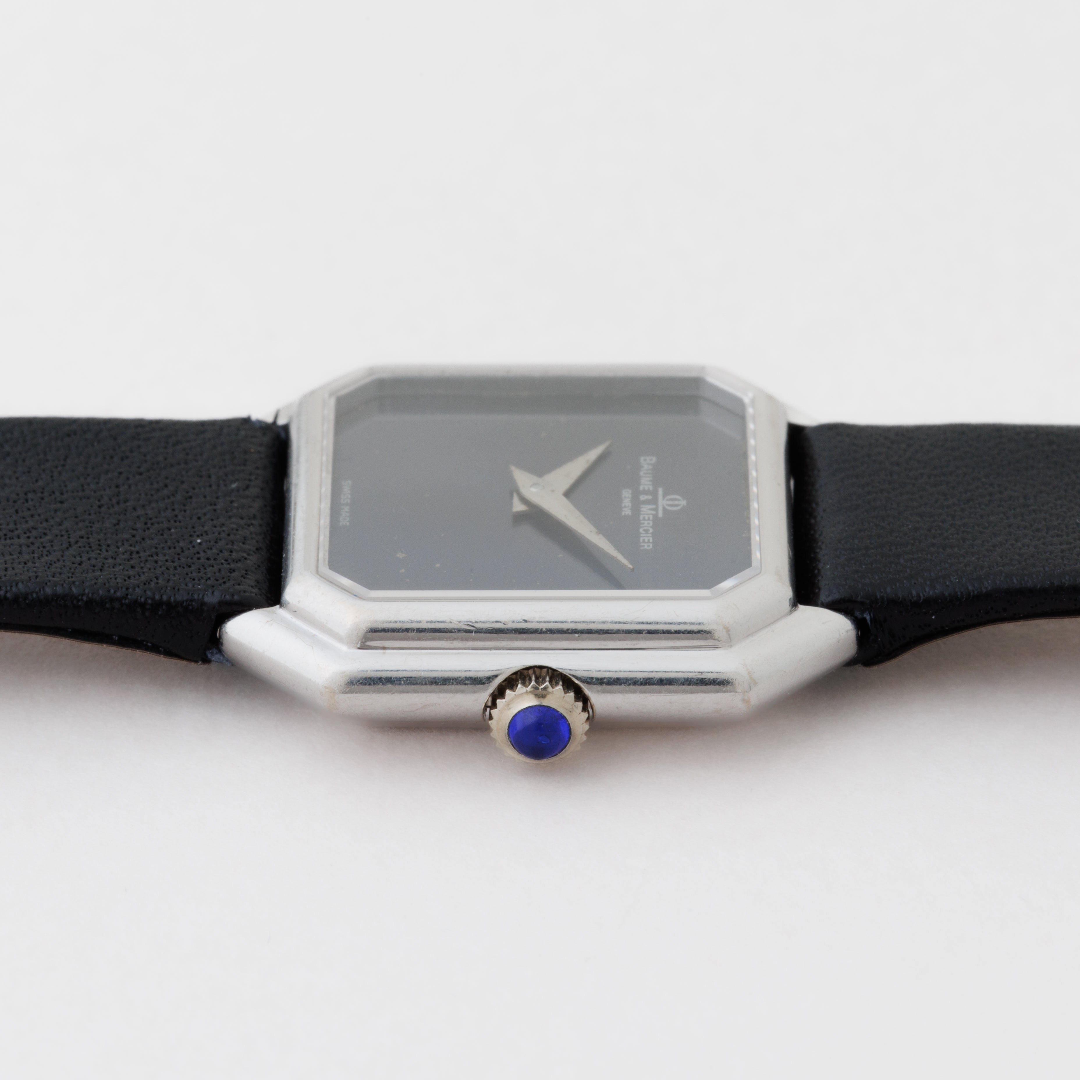 ボーム&メルシエ レディース 18金無垢ホワイトゴールド オクタゴンケース 1980年代製 手巻き