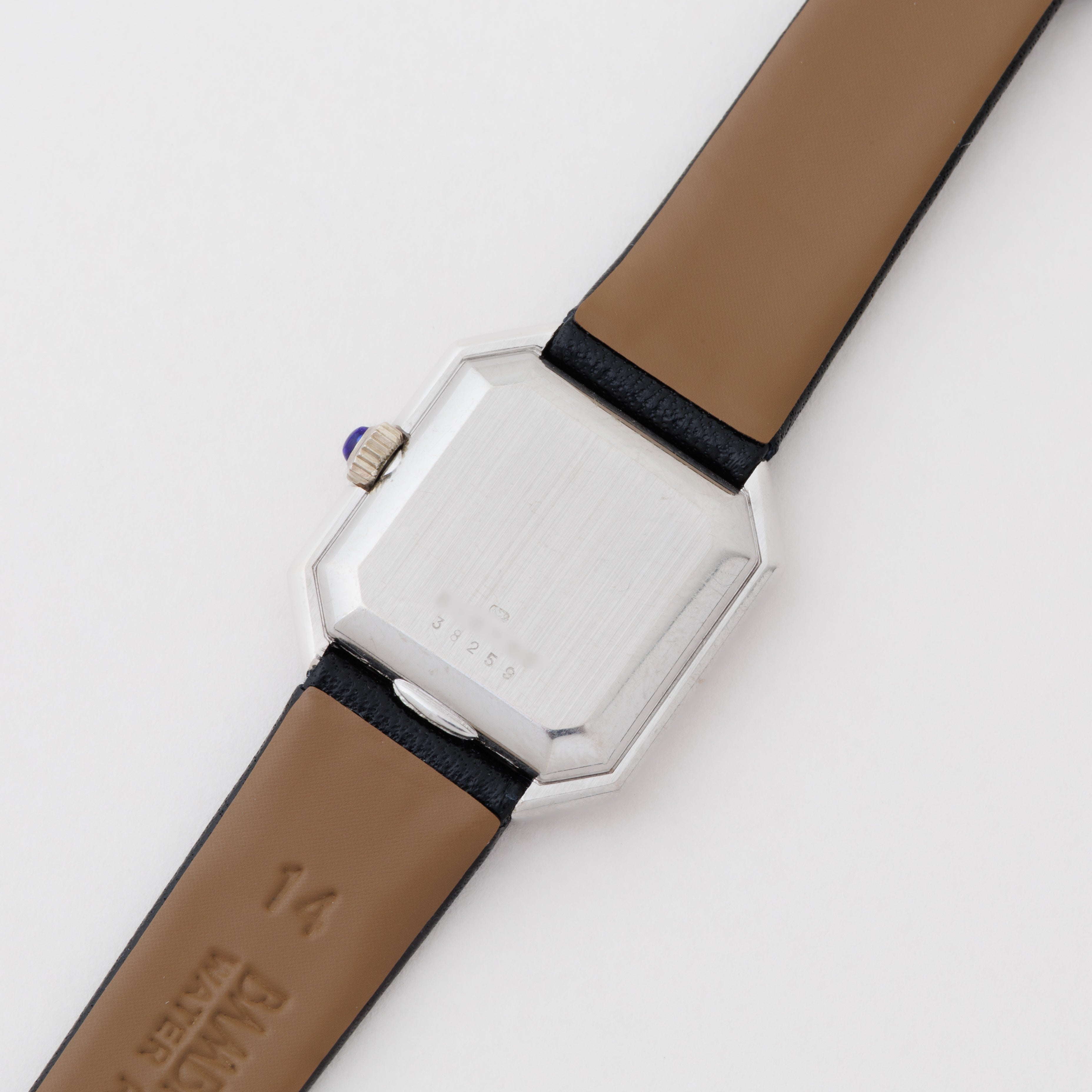 ボーム&メルシエ レディース 18金無垢ホワイトゴールド オクタゴンケース 1980年代製 手巻き