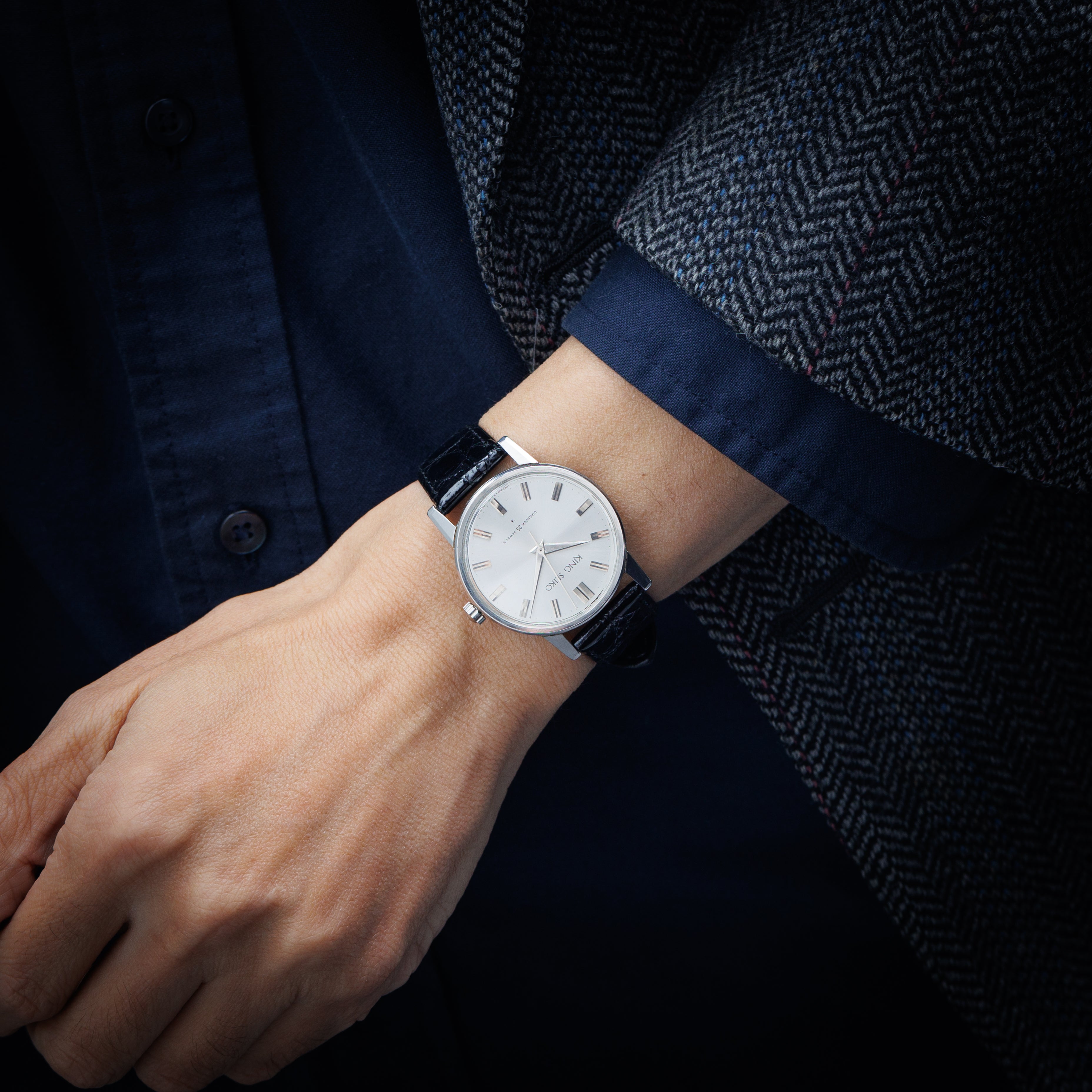 キングセイコー ファーストモデル 1962年製 Ref.J14102E KS ステンレスケース 手巻きロービート