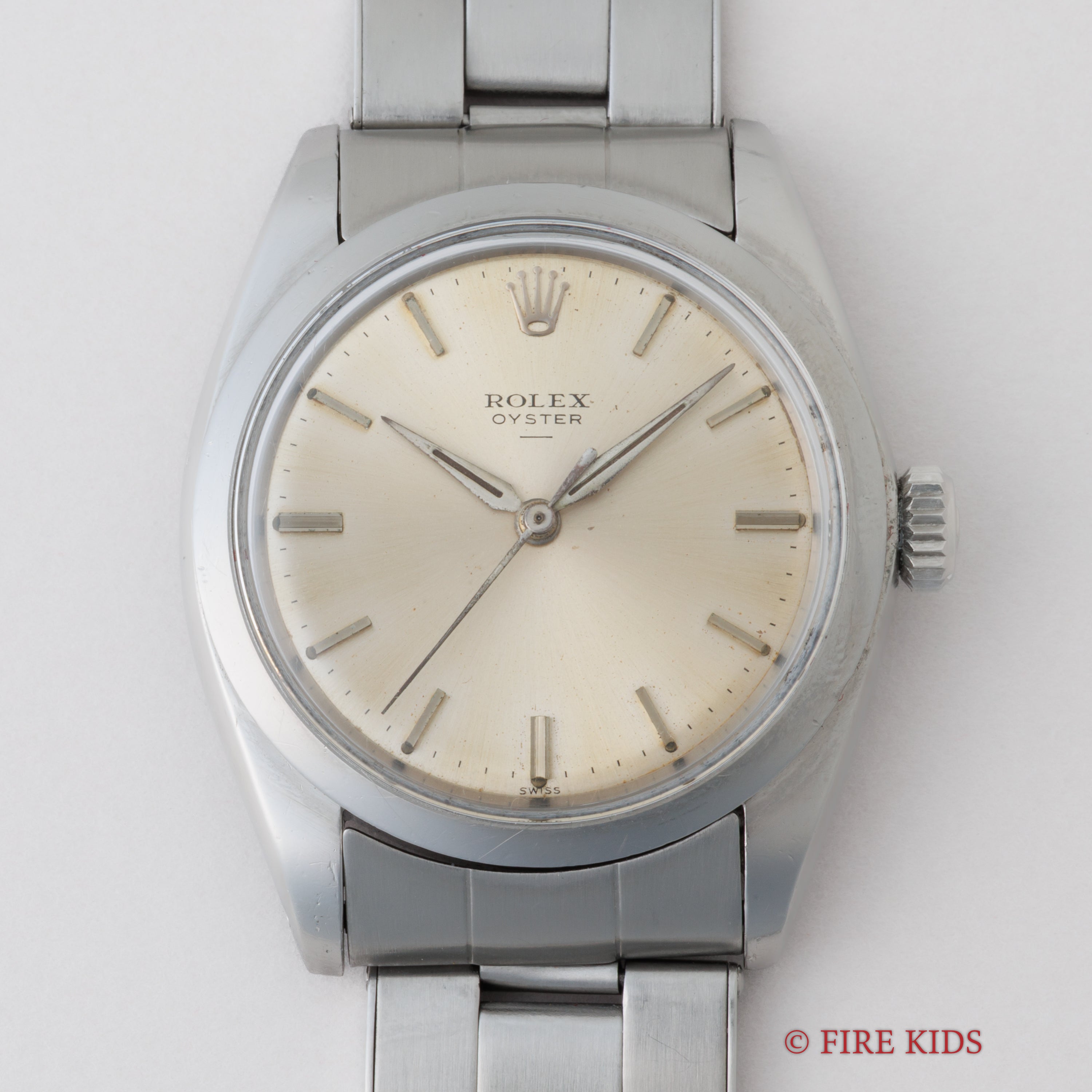 ロレックス オイスター アンダーバー1963年製 手巻き Ref.6426 リベットブレス付き