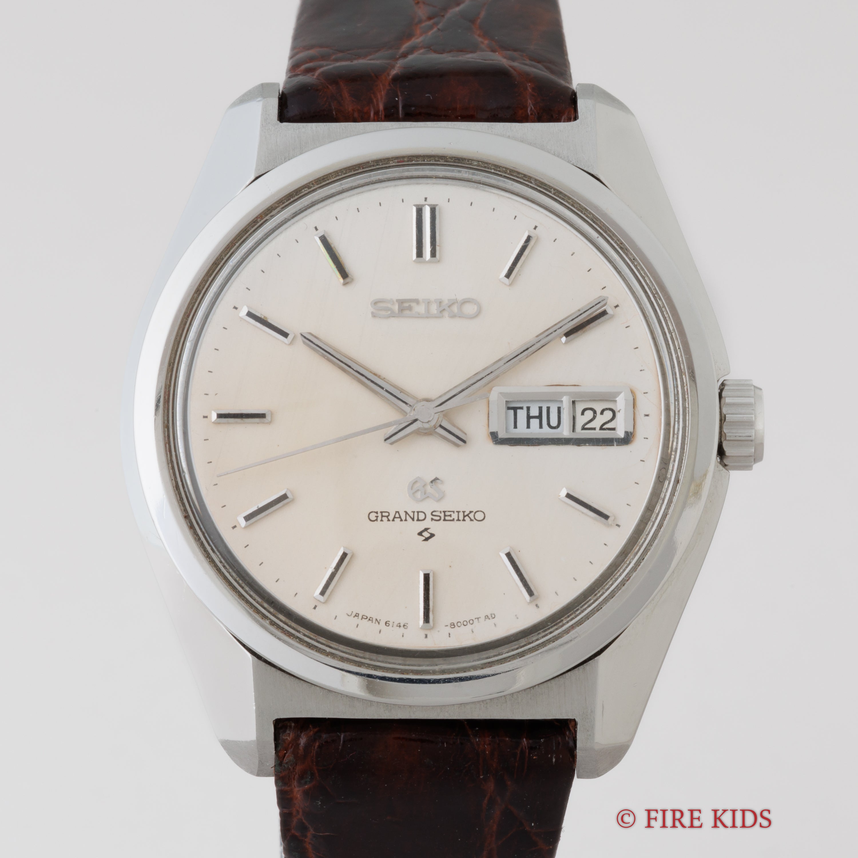 グランドセイコー 1968年製 デイデイト 自動巻き Ref.6146-8000 36000振動 61GS 初期型 純正尾錠付き