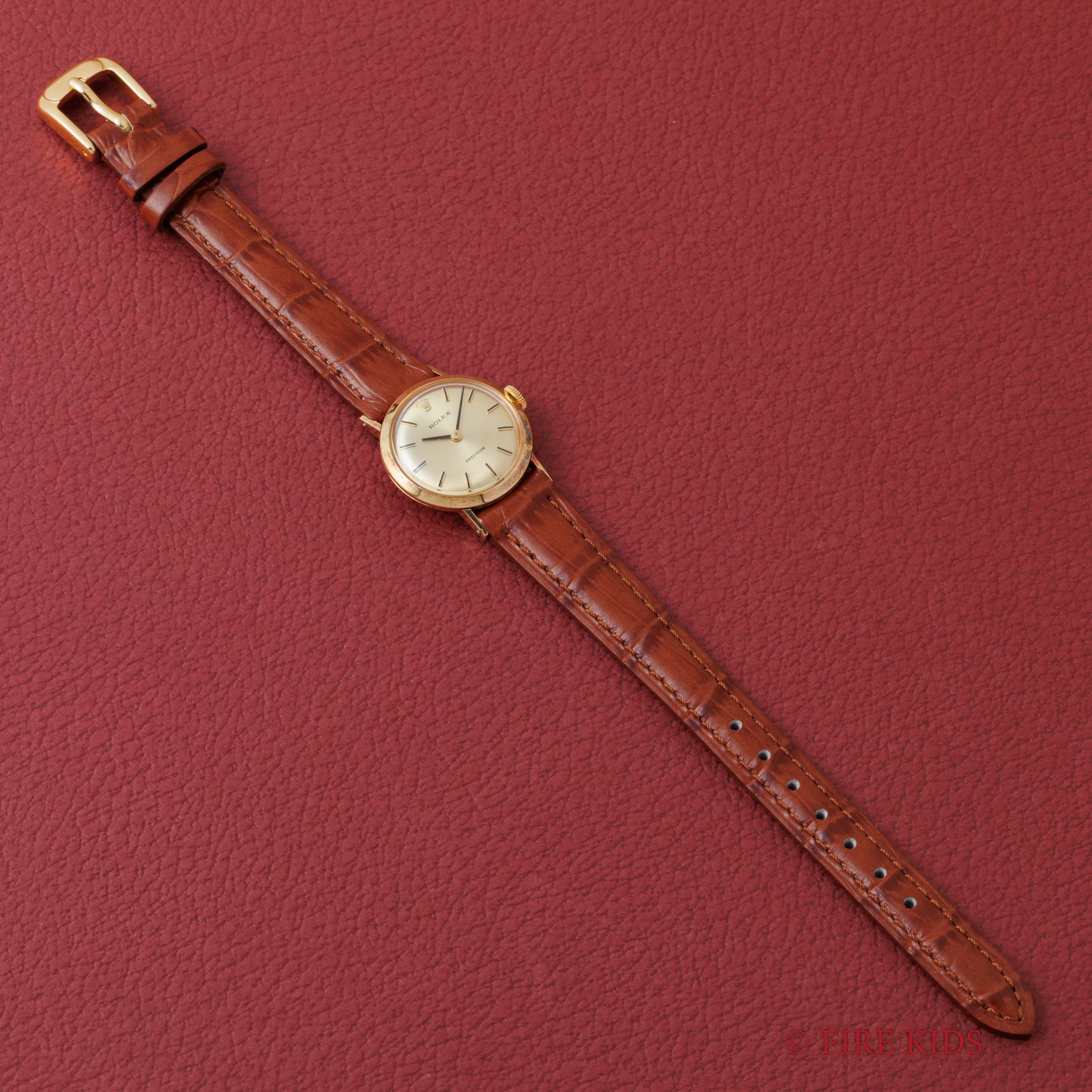 ロレックス 18金無垢 レディース  プレシジョン 1970年製(昭和45年製) Ref.2191 手巻き
