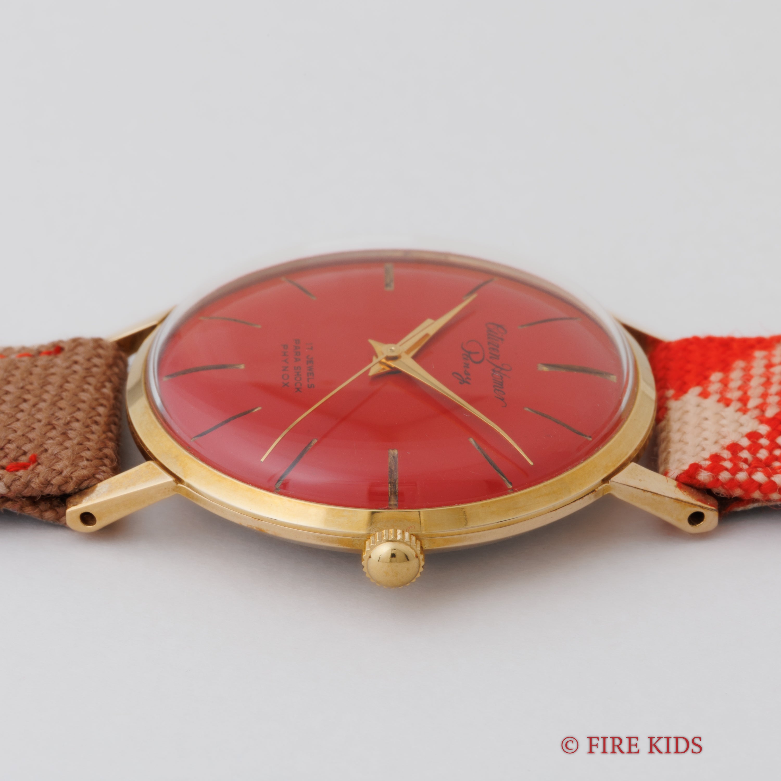 シチズン ホーマー パンジー 1961年製 C.G.Pケース レッドダイヤル 手巻