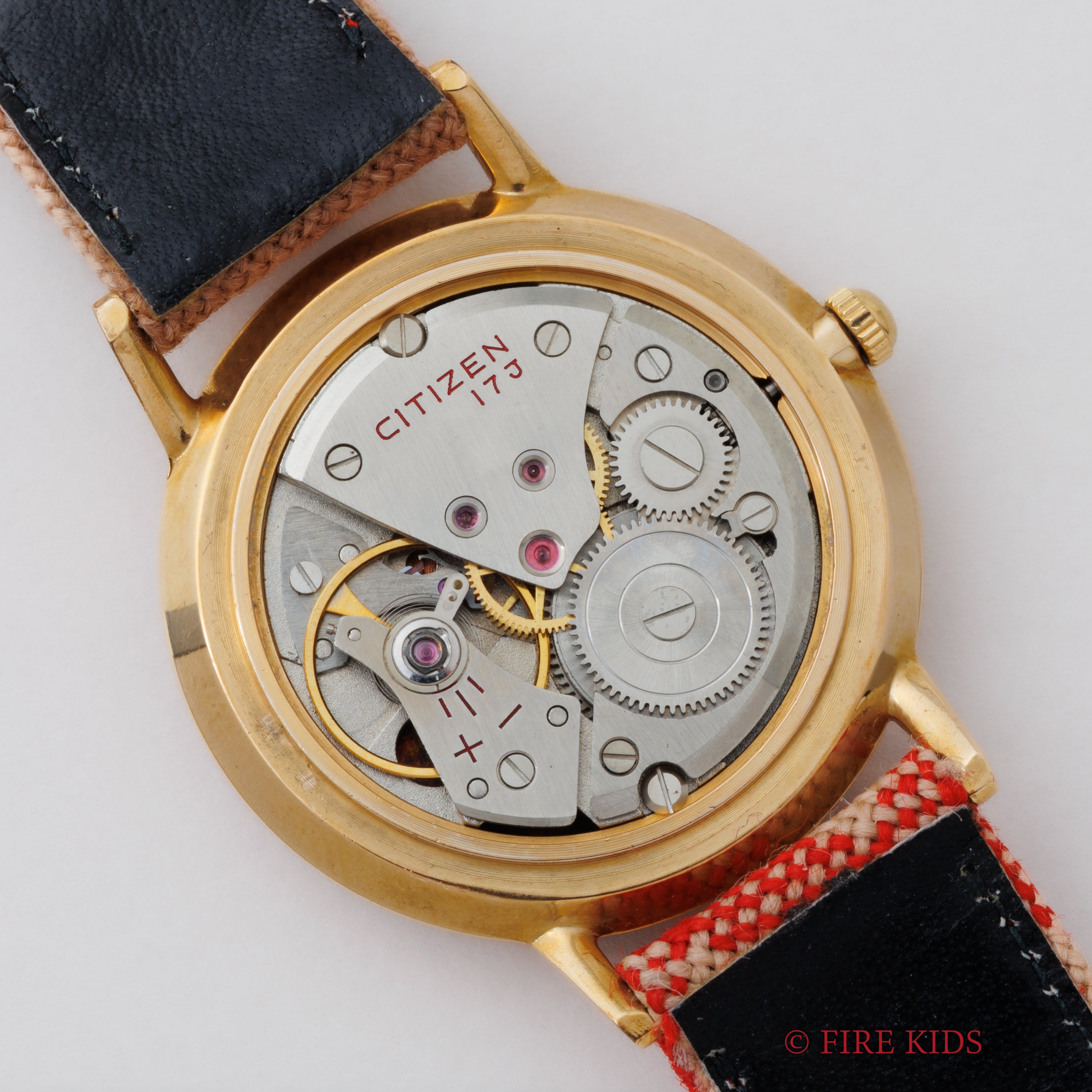 シチズン ホーマー パンジー 1961年製 C.G.Pケース レッドダイヤル 手巻