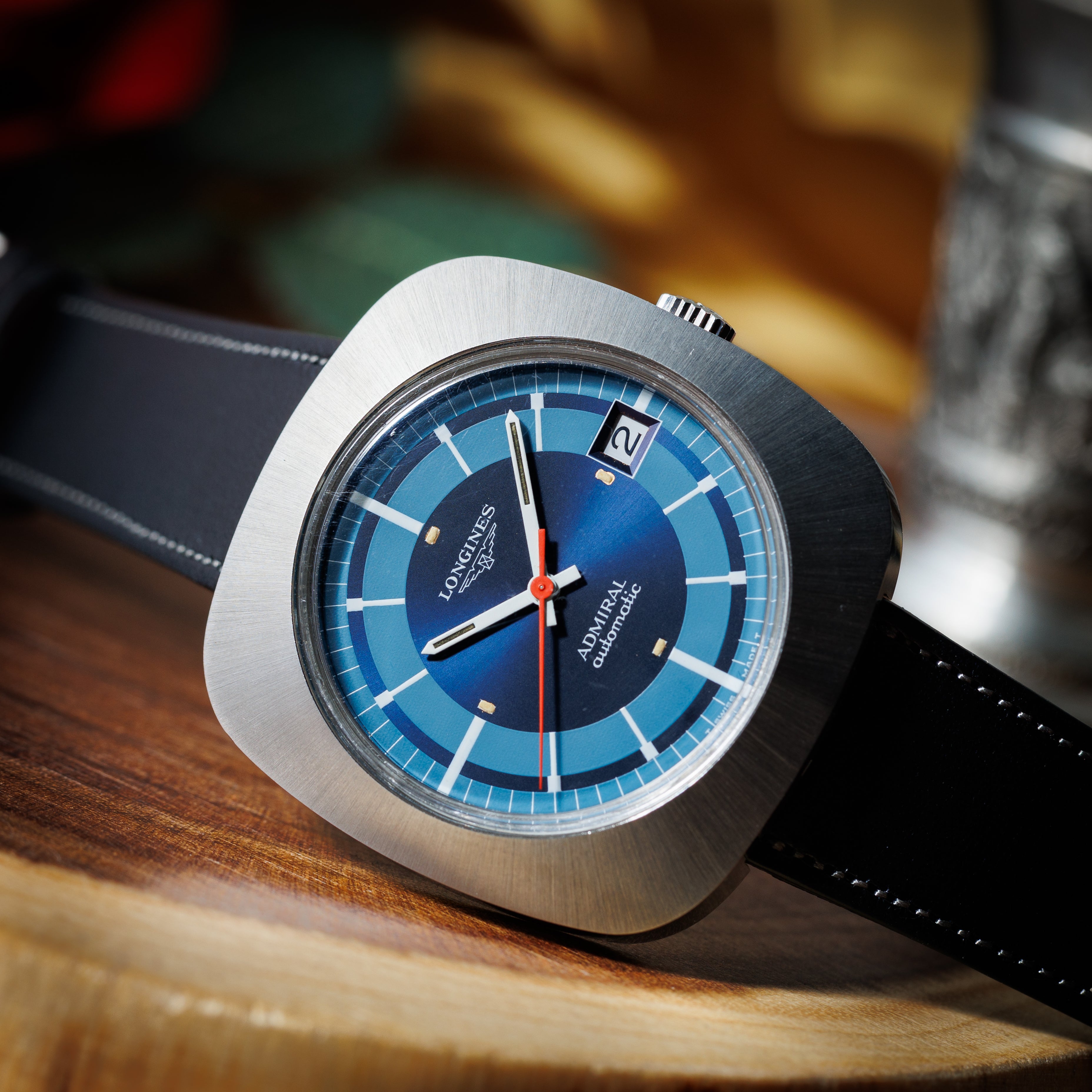 ロンジン アドミラル 1970年代製 ブルーツートーンダイヤル