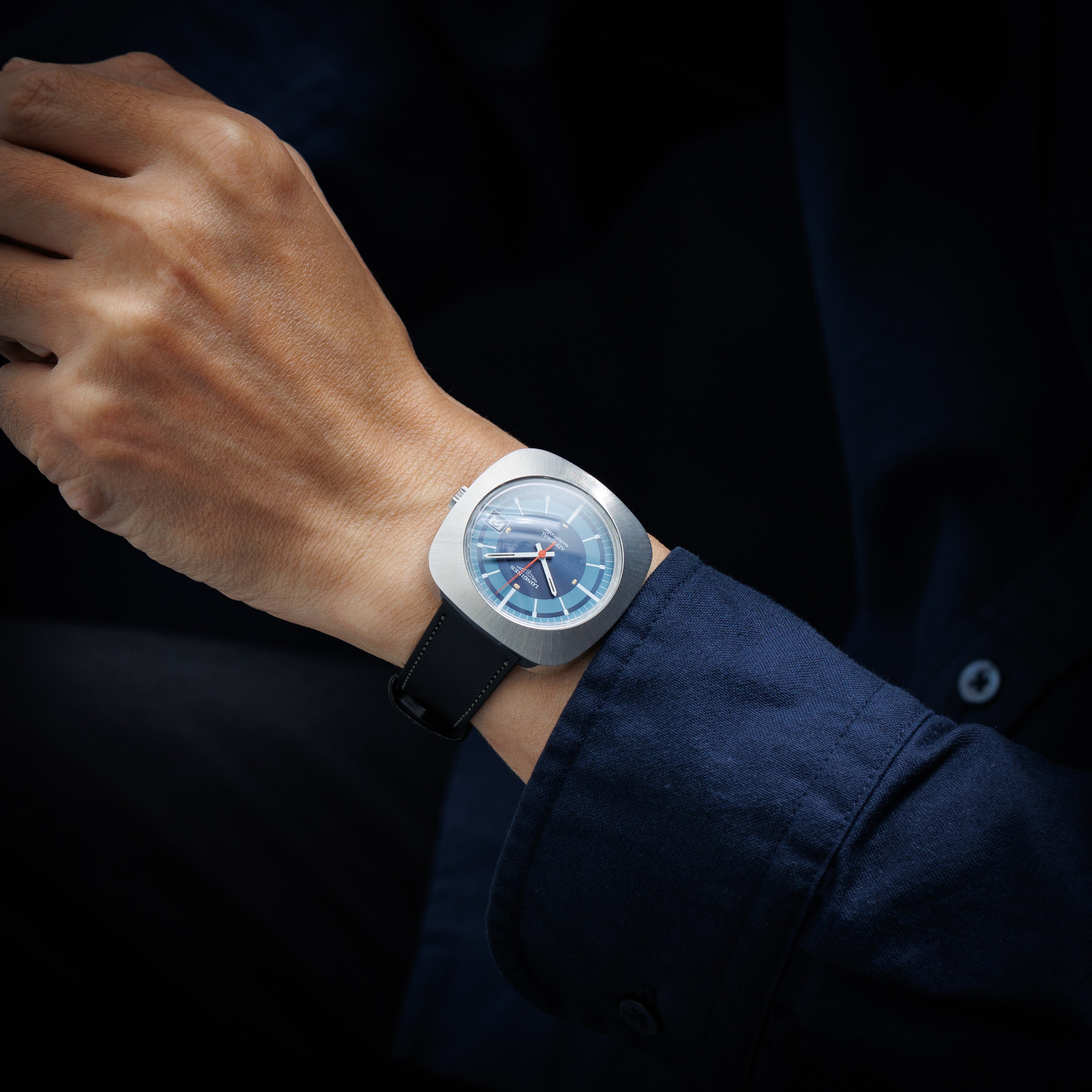 ロンジン アドミラル 1970年代製 ブルーツートーンダイヤル