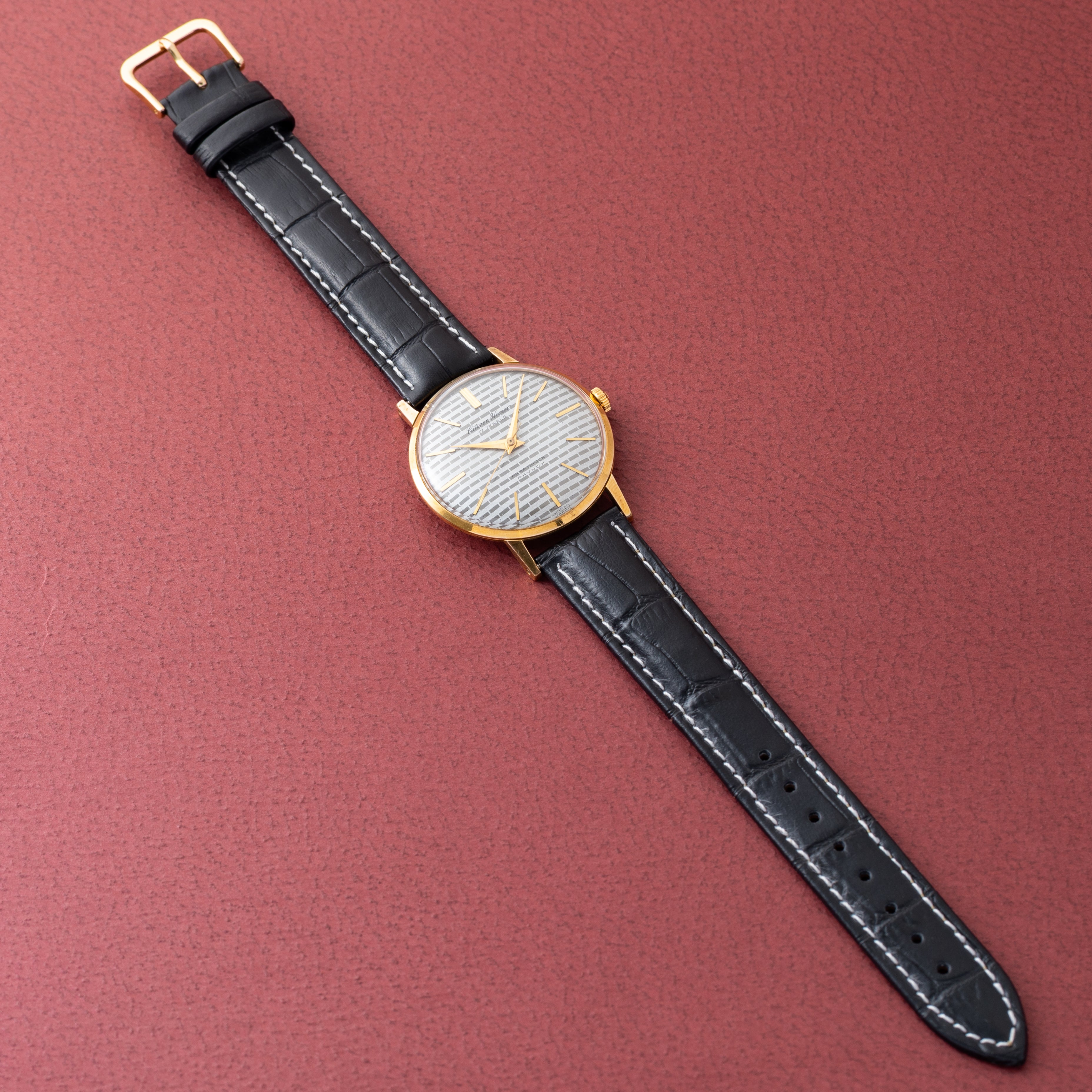 シチズン ホーマー 1961年製 ブリックダイヤル C.G.P 手巻き