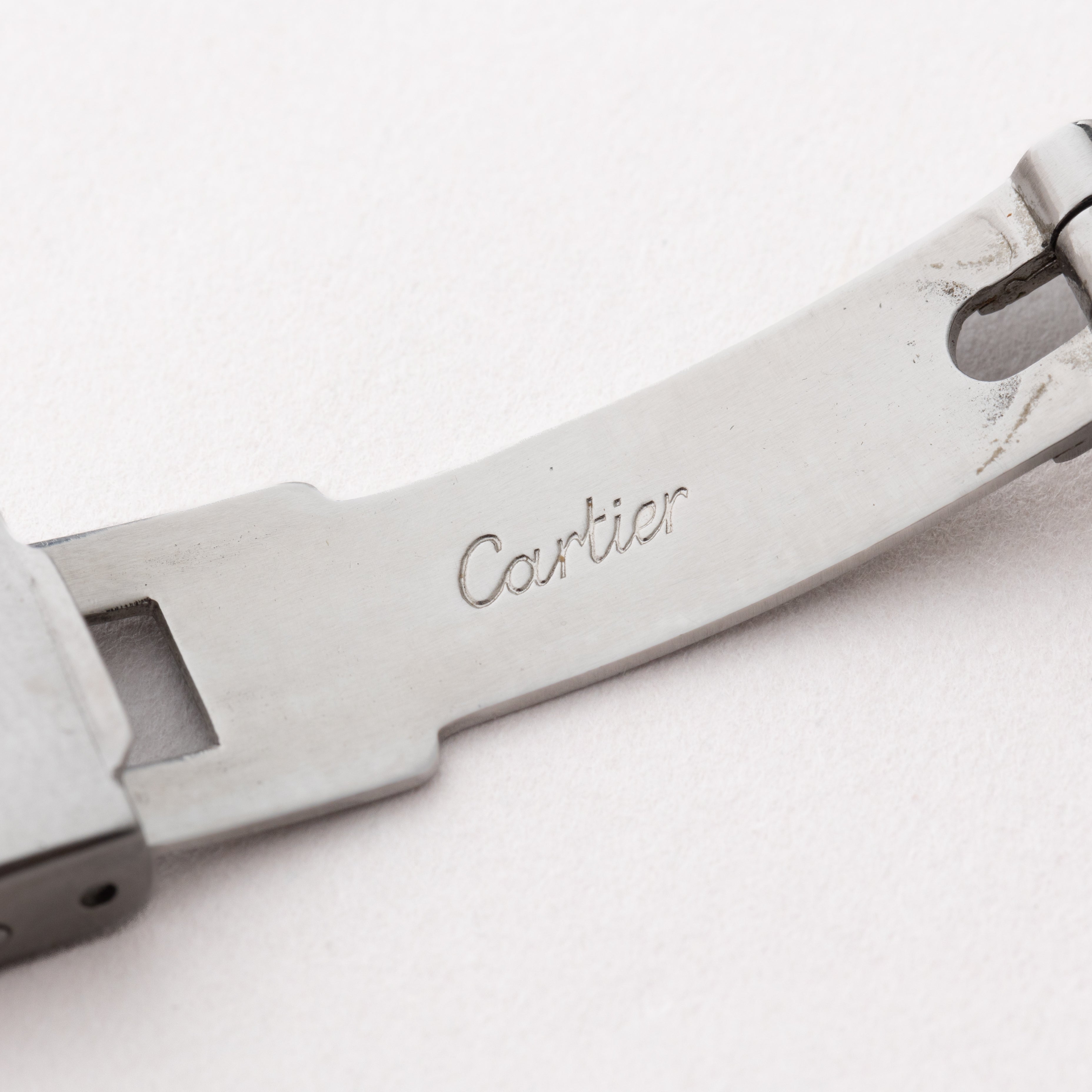 カルティエ サントス オクタゴン コンビ SMサイズ レディース 1980年代製 自動巻き