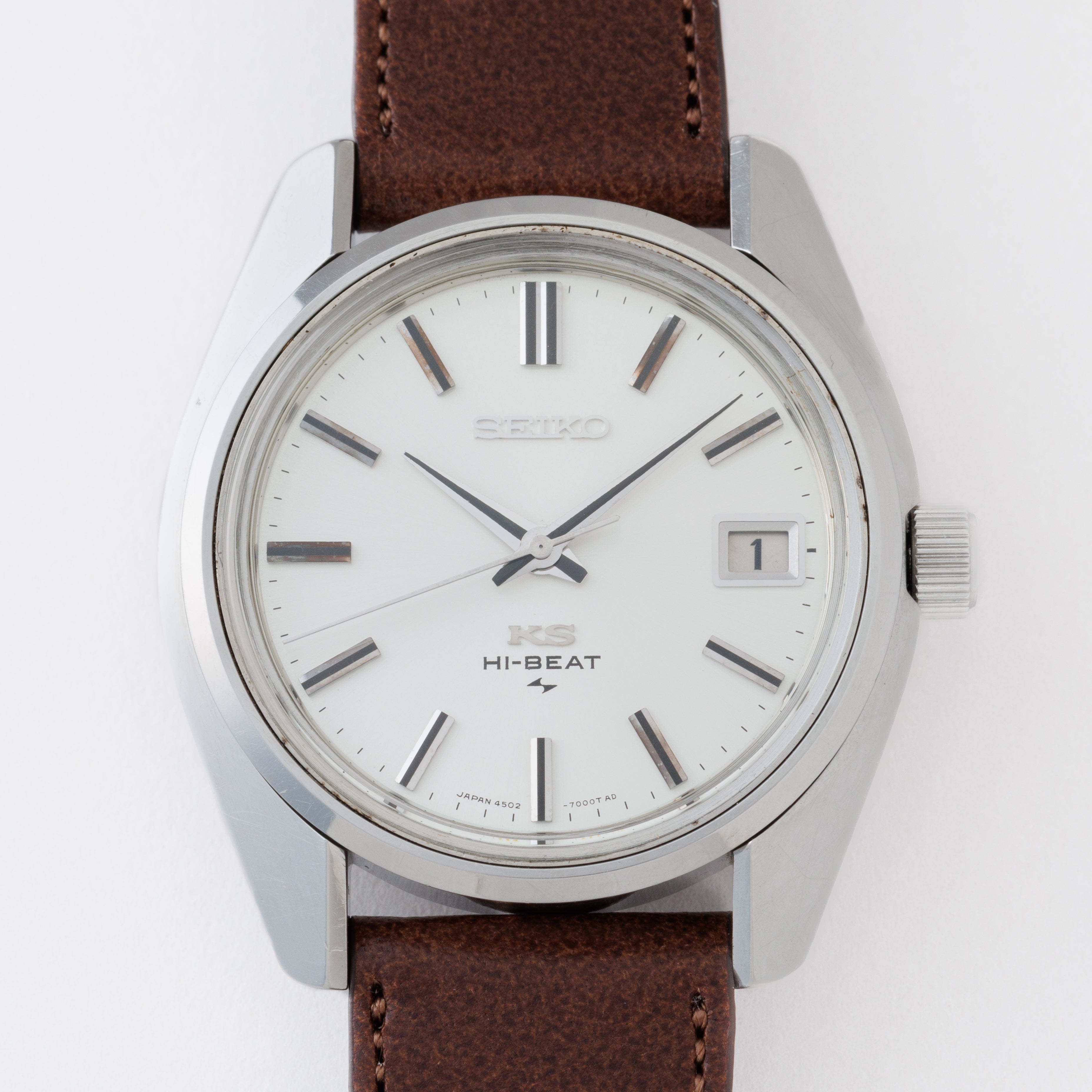 キングセイコー 1973年製 Ref.4502-7001 45KS シルバーダイヤル ハイビート手巻き