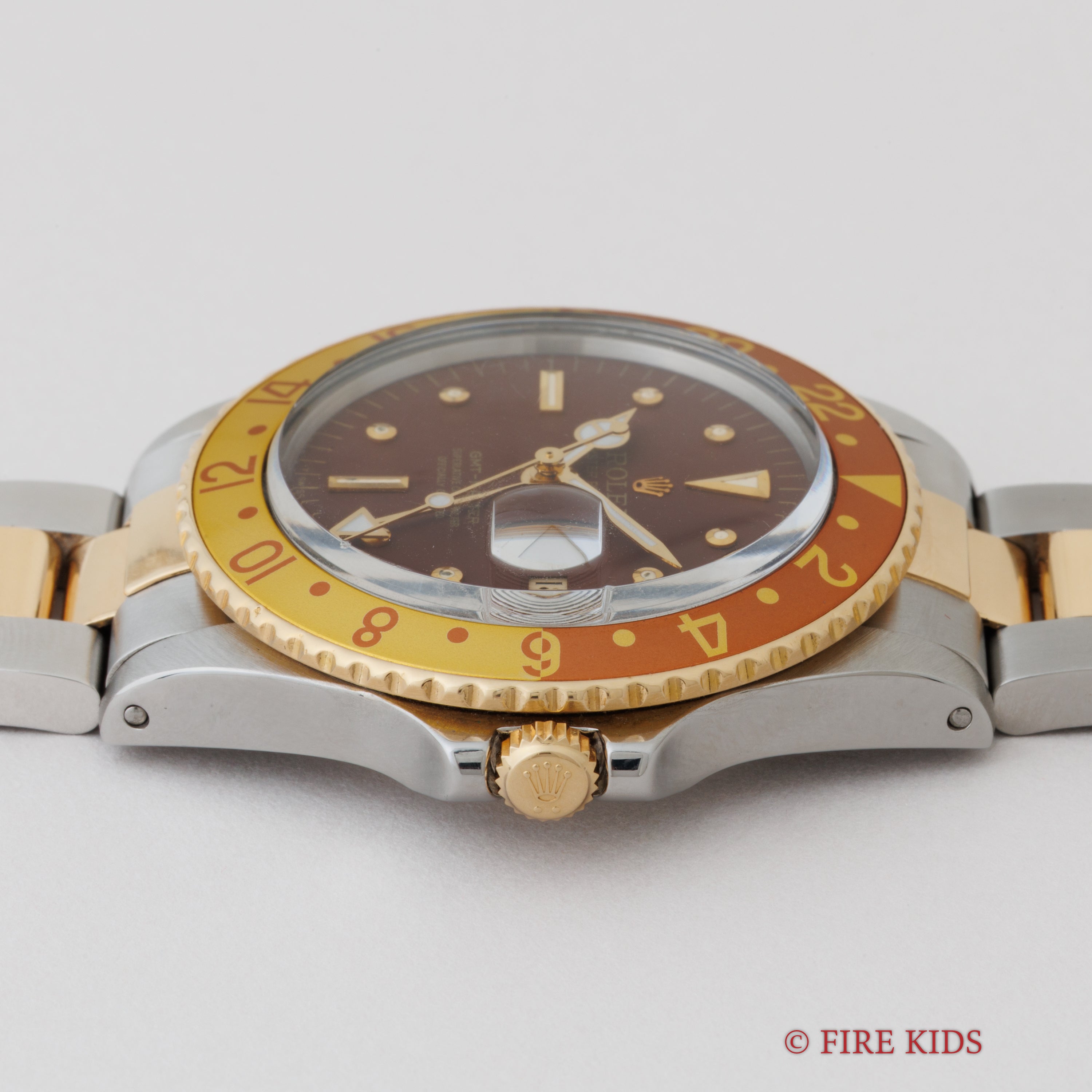 ロレックス GMTマスター 自動巻き 1970年製 Ref.1675コンビ 茶ツボ 純正コンビオイスターブレス