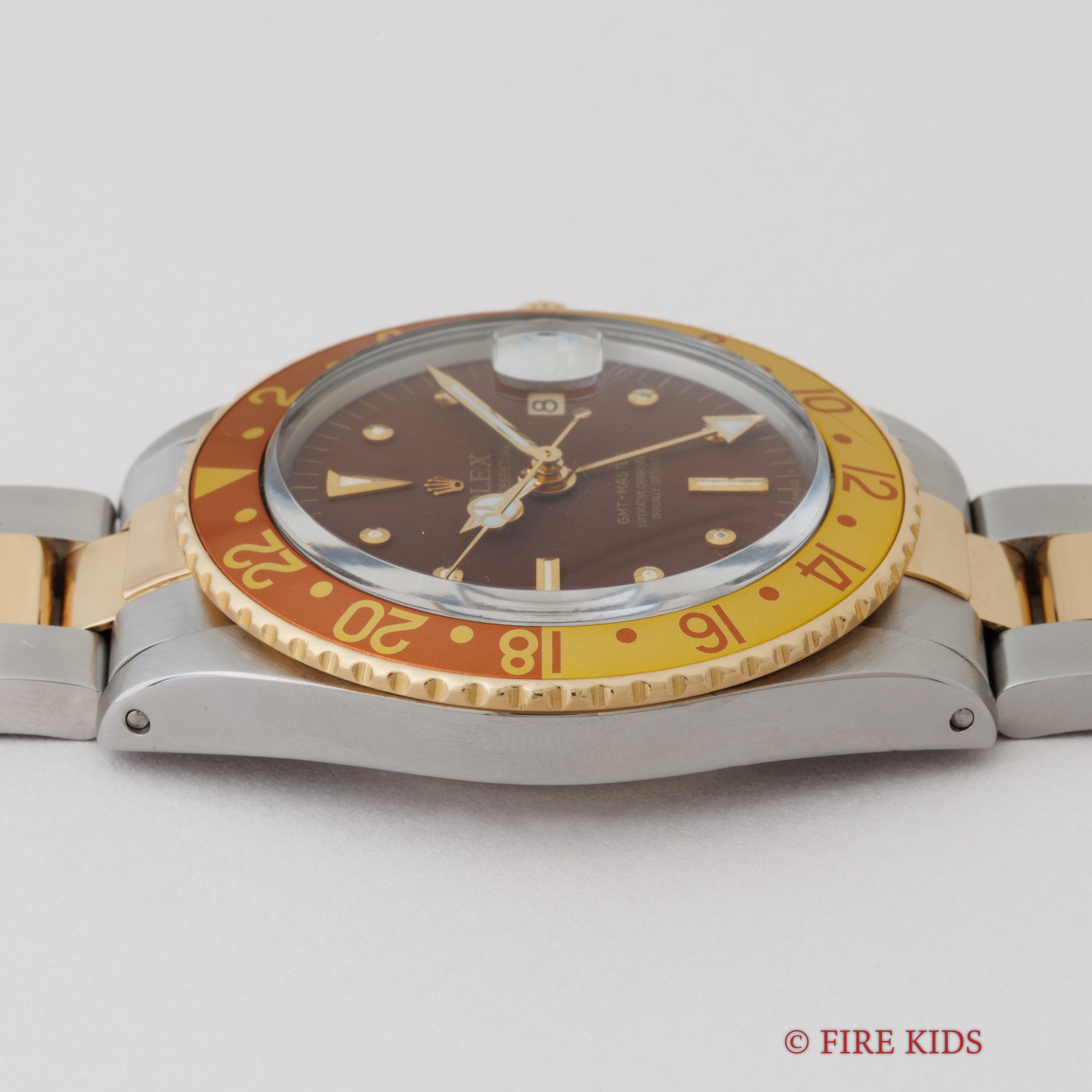 ロレックス GMTマスター 自動巻き 1970年製 Ref.1675コンビ 茶ツボ 純正コンビオイスターブレス