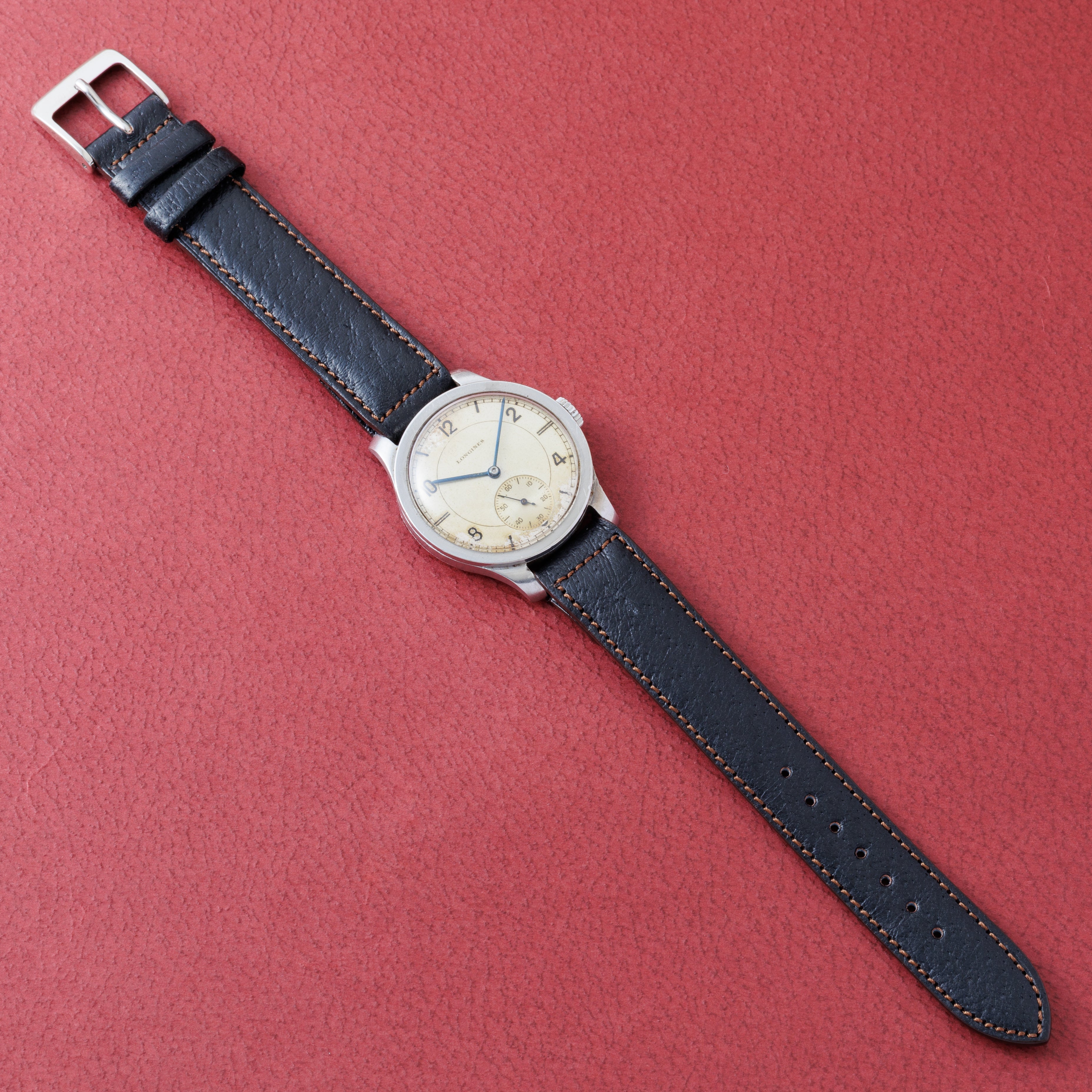 ロンジン ラウンドケース 1930年代後半 Ref.5766702 手巻き Cal.12.68