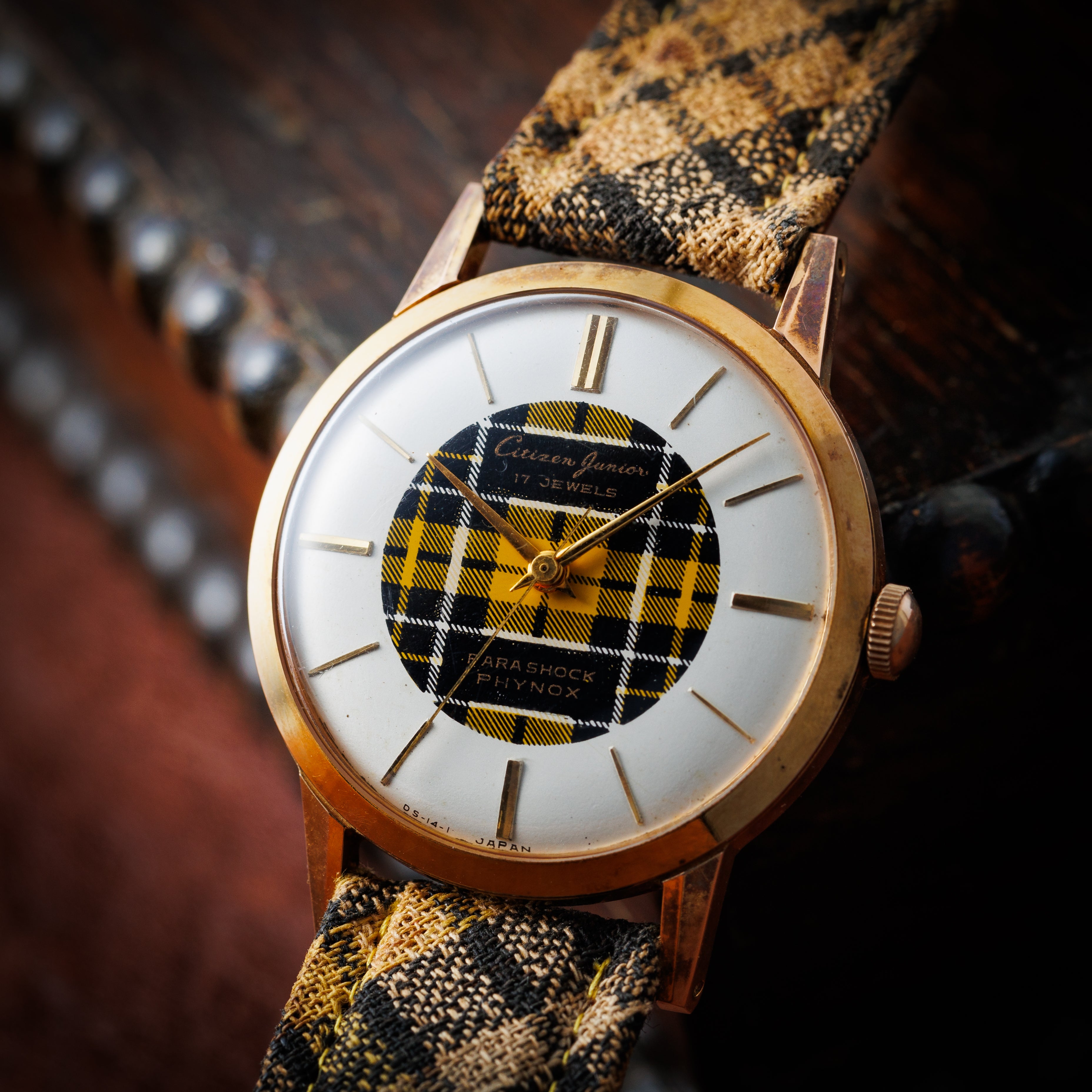 シチズン ジュニア 1959年製 Ref.J140318 ツートーンダイヤル 純正革ベルト