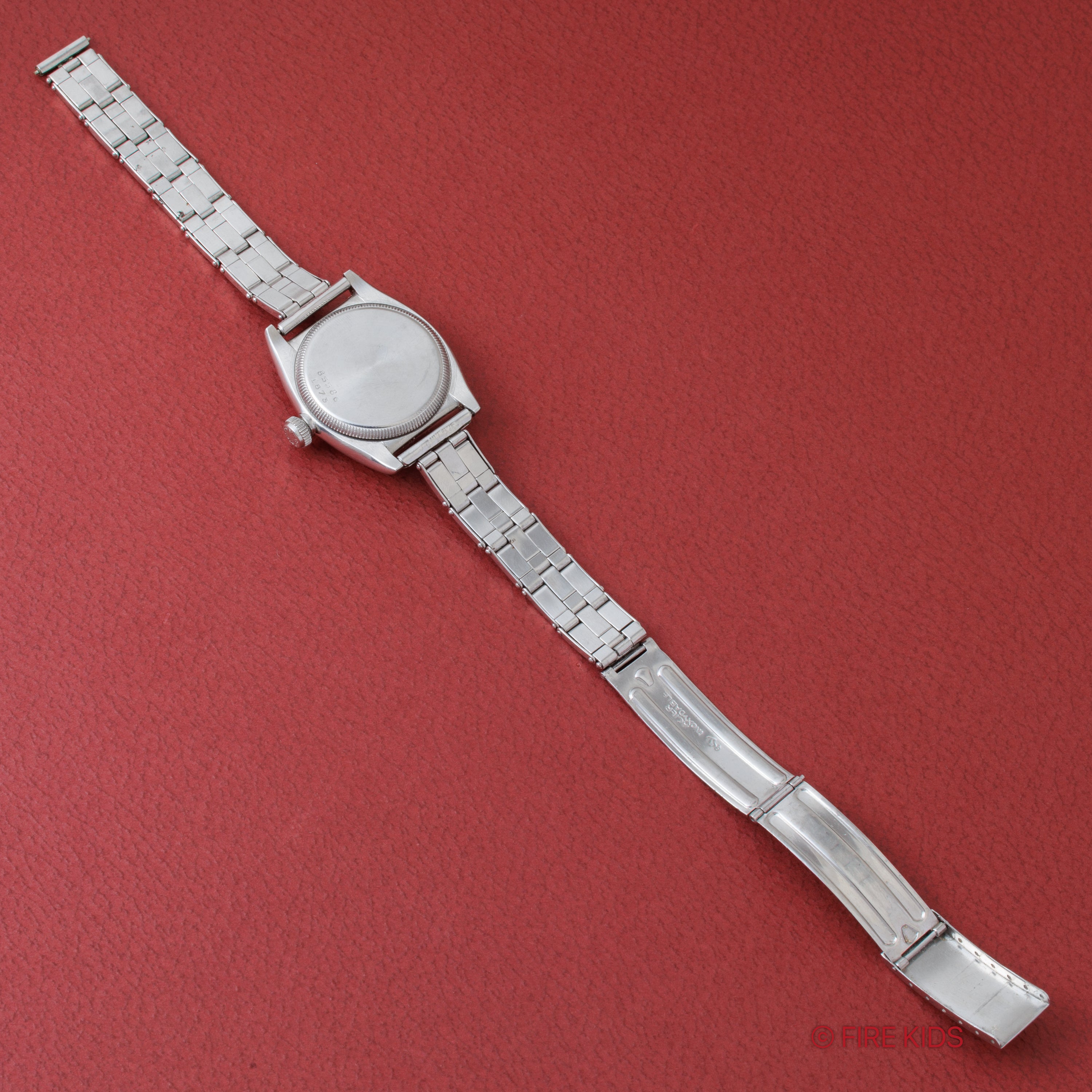 オイスターウォッチカンパニー マルコーニ フラットバック 1939年製 スモールセコンド手巻 Cal.59 GFブレス