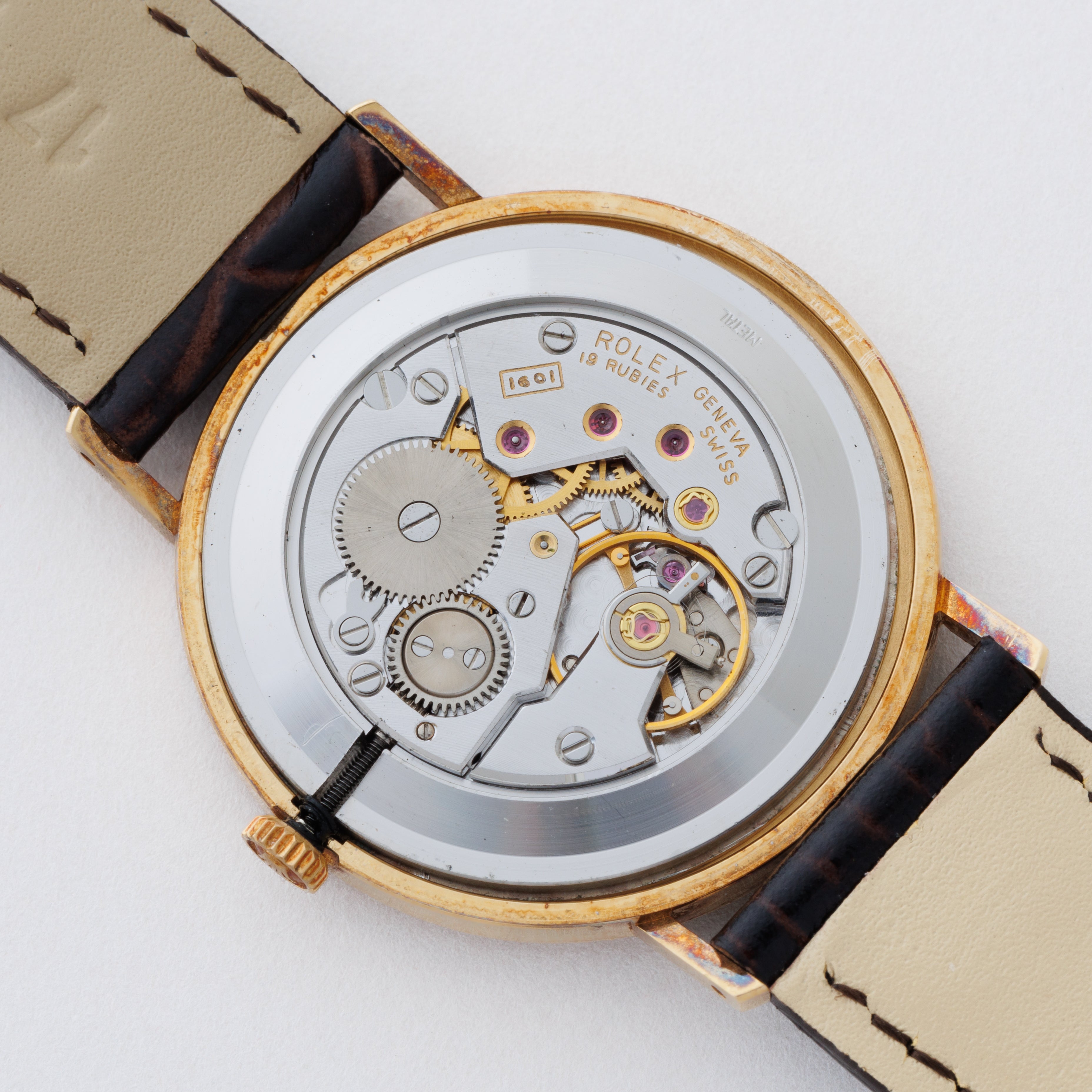 ロレックス チェリーニ 1974年製 Ref.4112 18金無垢ラウンドケース ローマンダイヤル