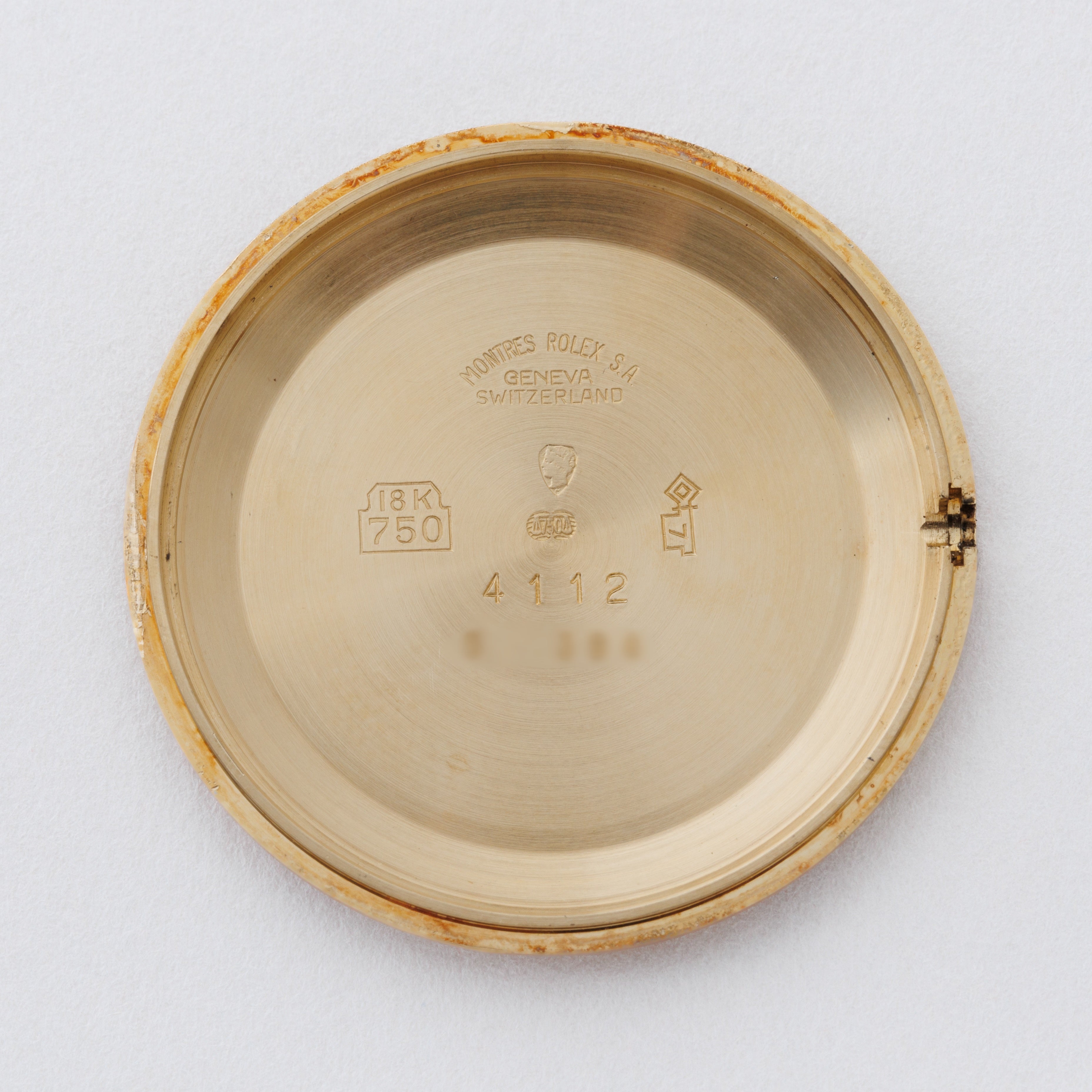 ロレックス チェリーニ 1974年製 Ref.4112 18金無垢ラウンドケース ローマンダイヤル