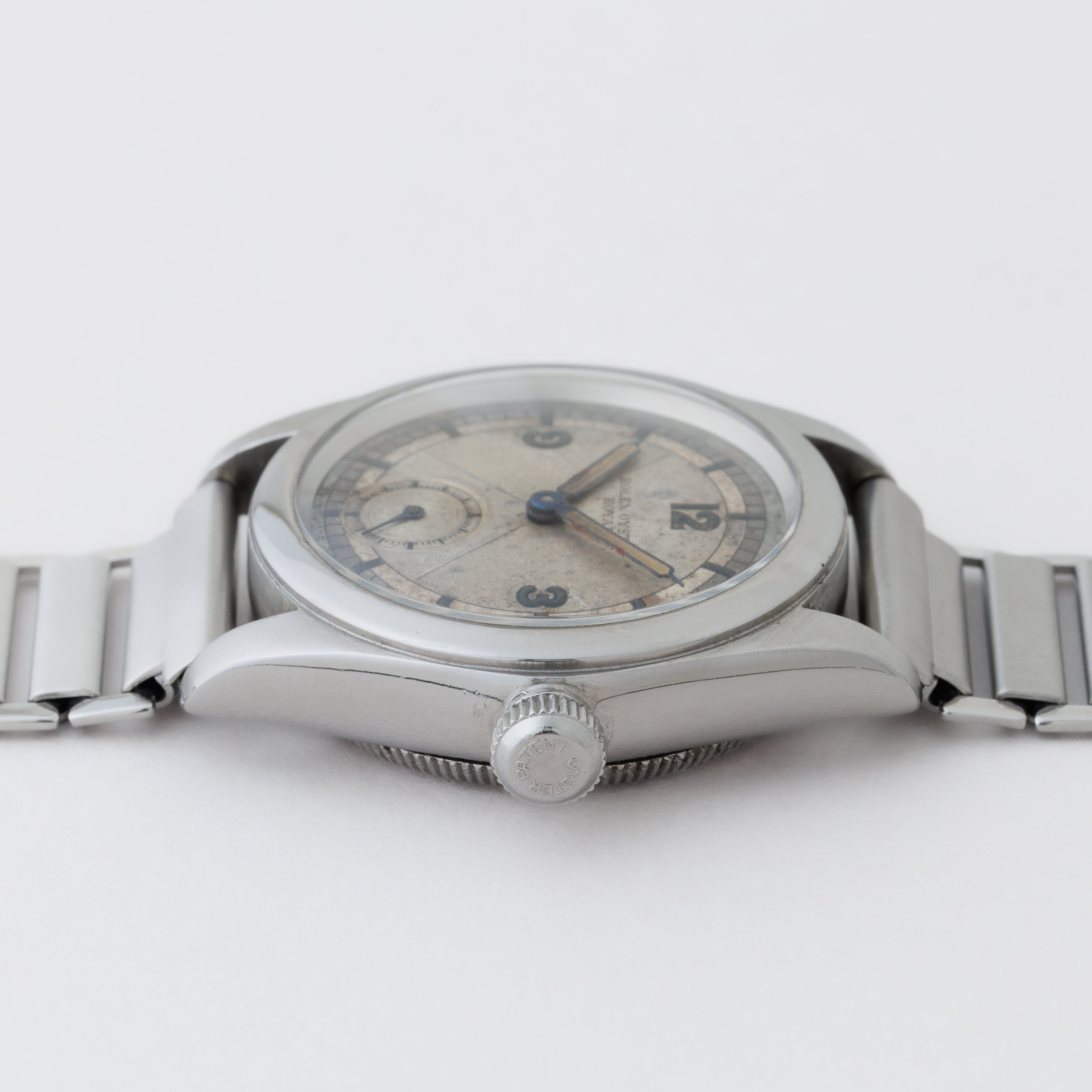 ロレックス オイスター ロイヤル クリスクロスダイヤル 1942年製 Ref.2280 社外バンブーブレス