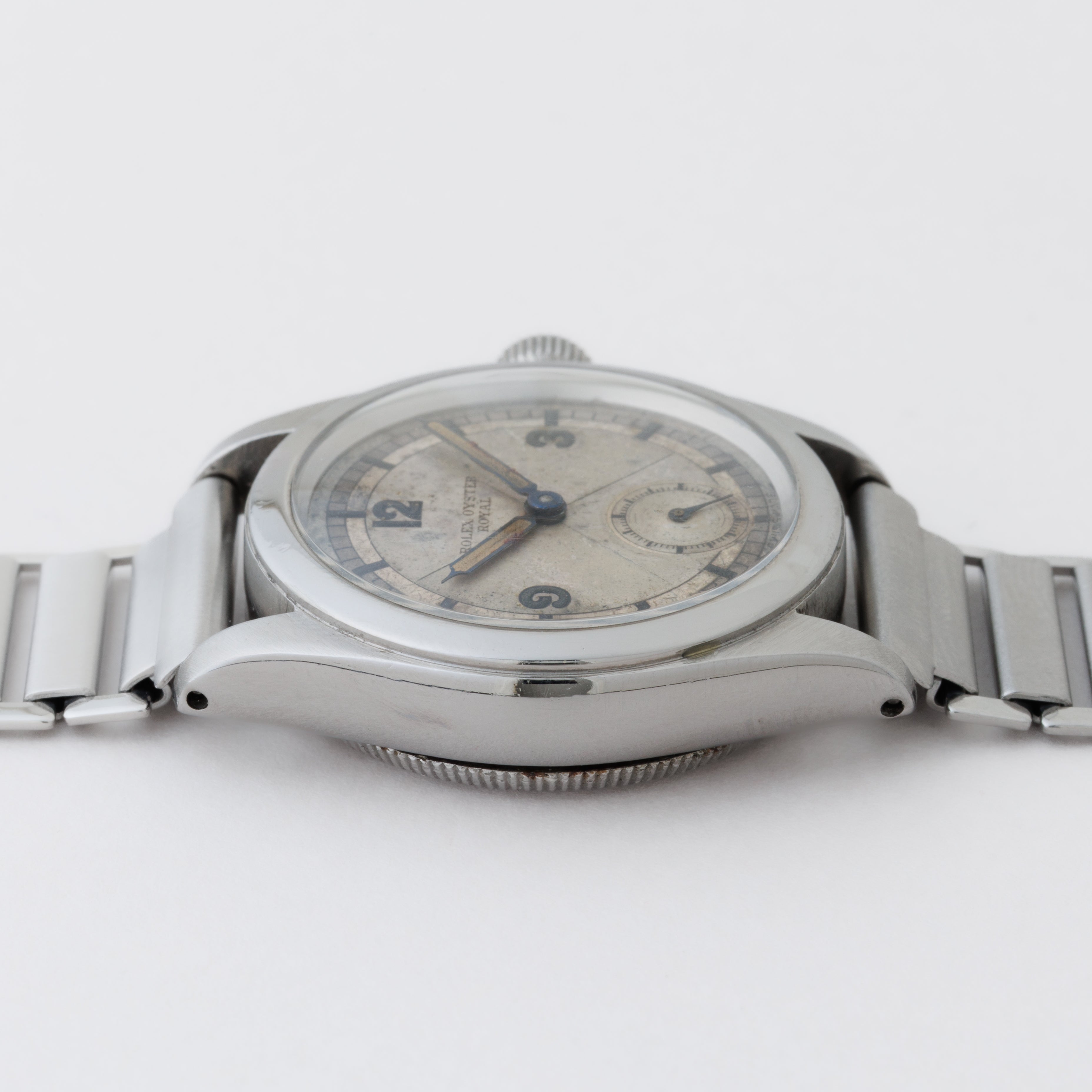 ロレックス オイスター ロイヤル クリスクロスダイヤル 1942年製 Ref.2280 社外バンブーブレス